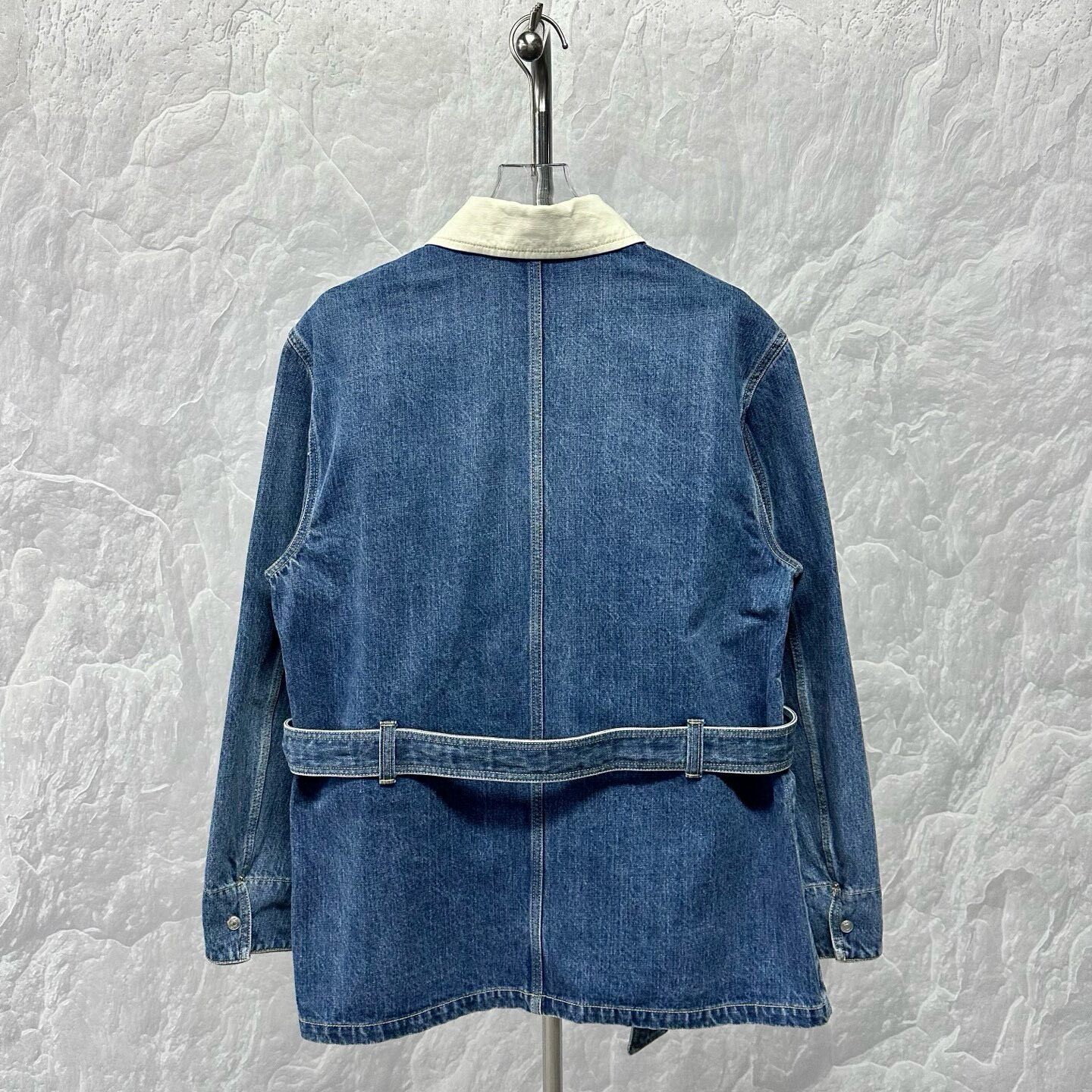 Dior Dark Blue Denim Jacket — back