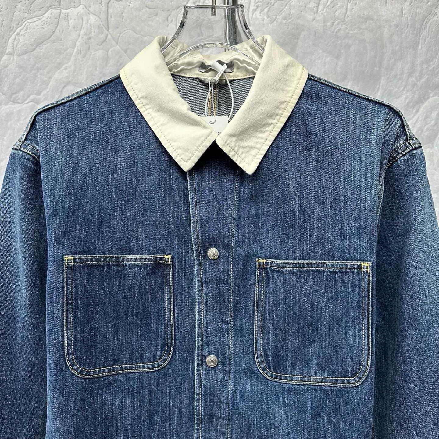 Dior Dark Blue Denim Jacket — front