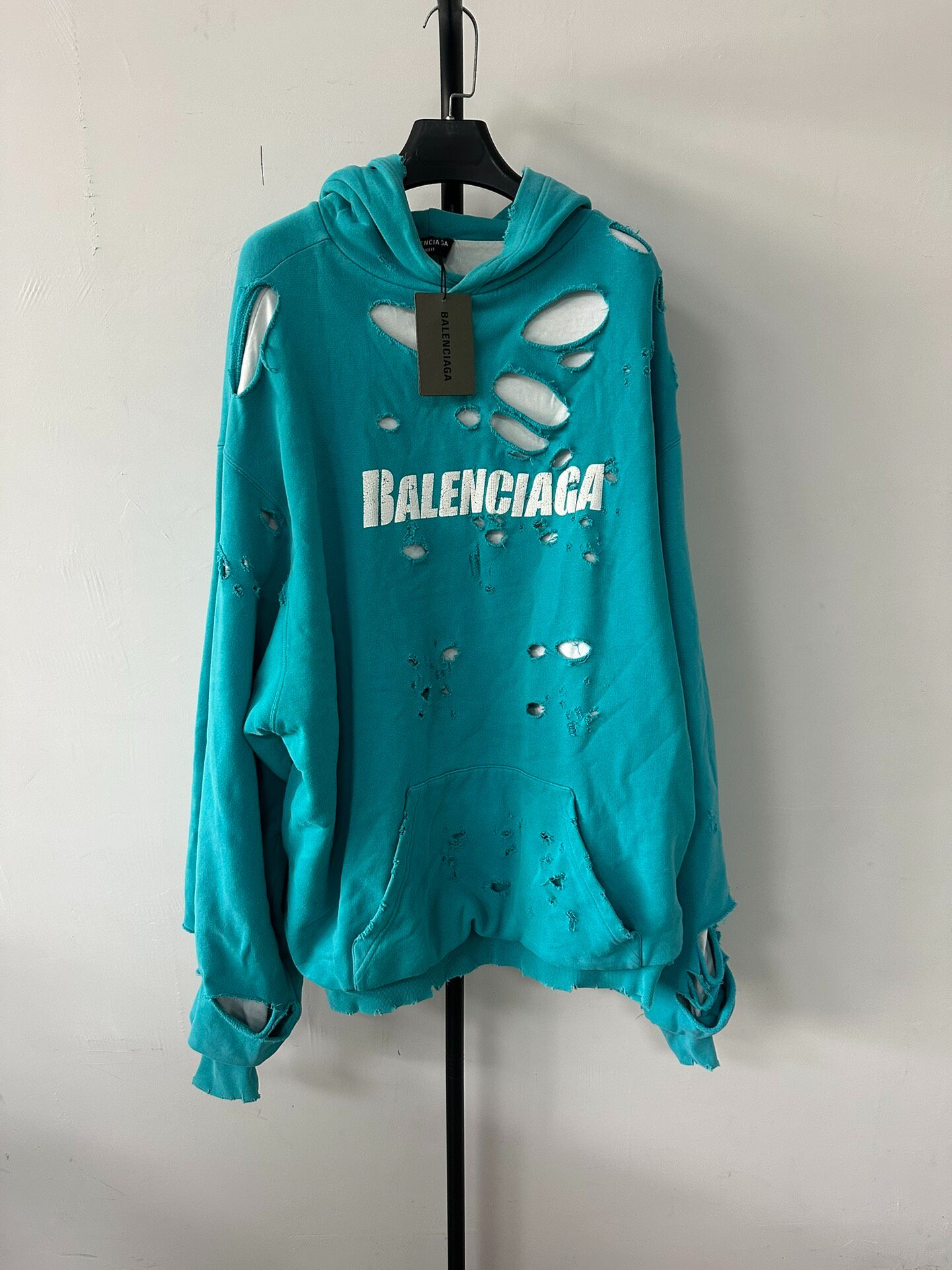 Balenciaga Distressed Hoodie