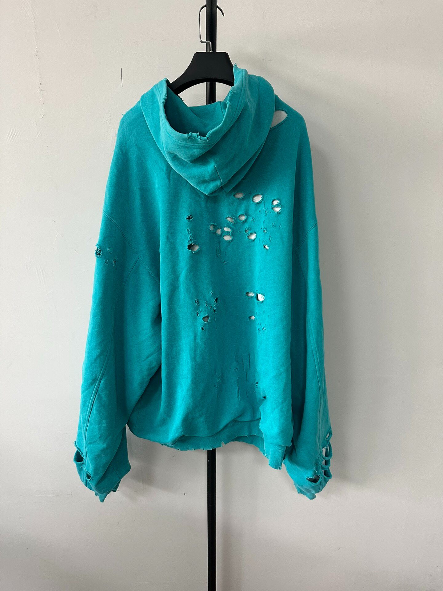 Balenciaga Distressed Hoodie — front