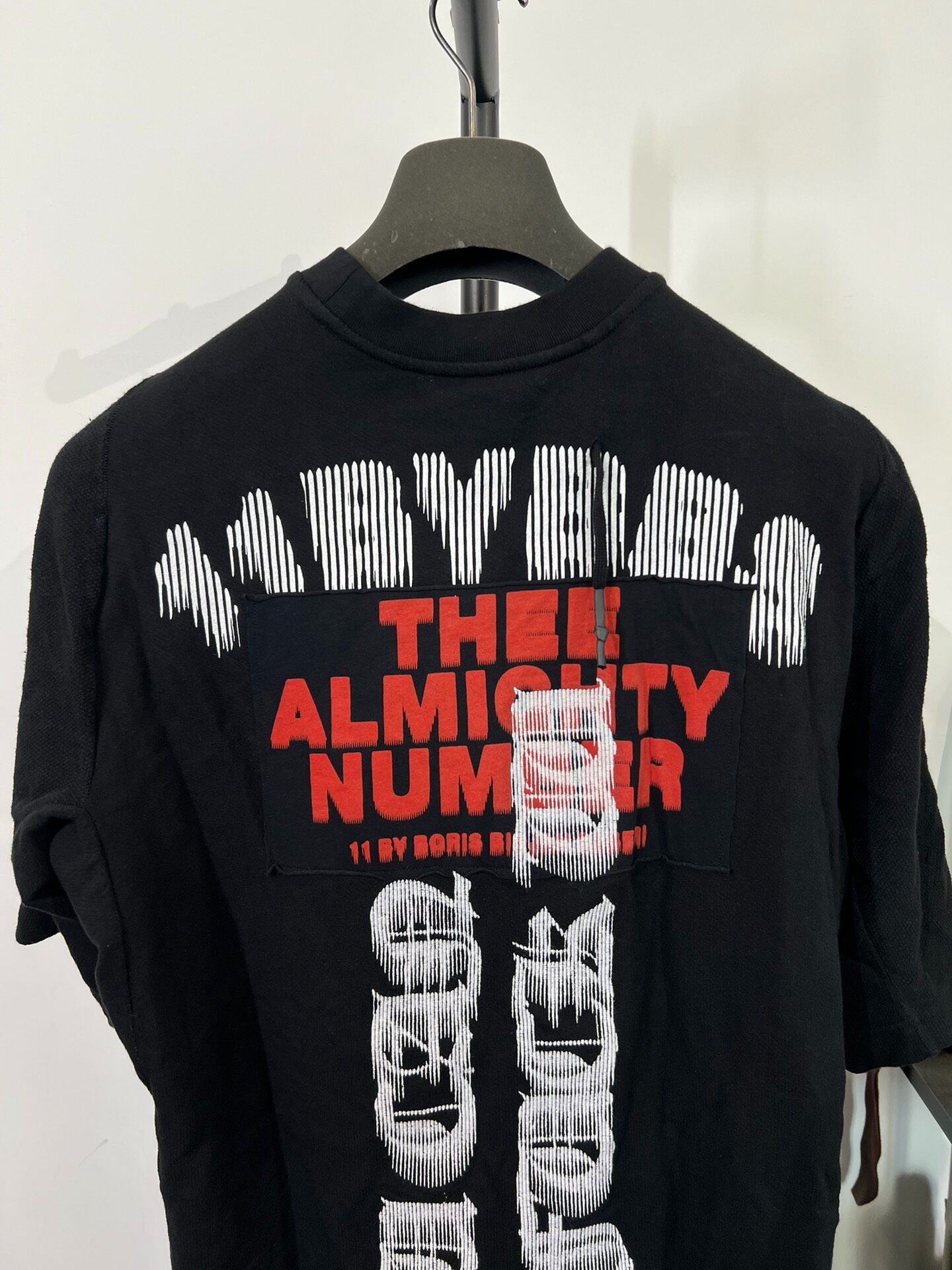 Boris Bidjan Saberi Short Sleeve Sweatshirt — detail