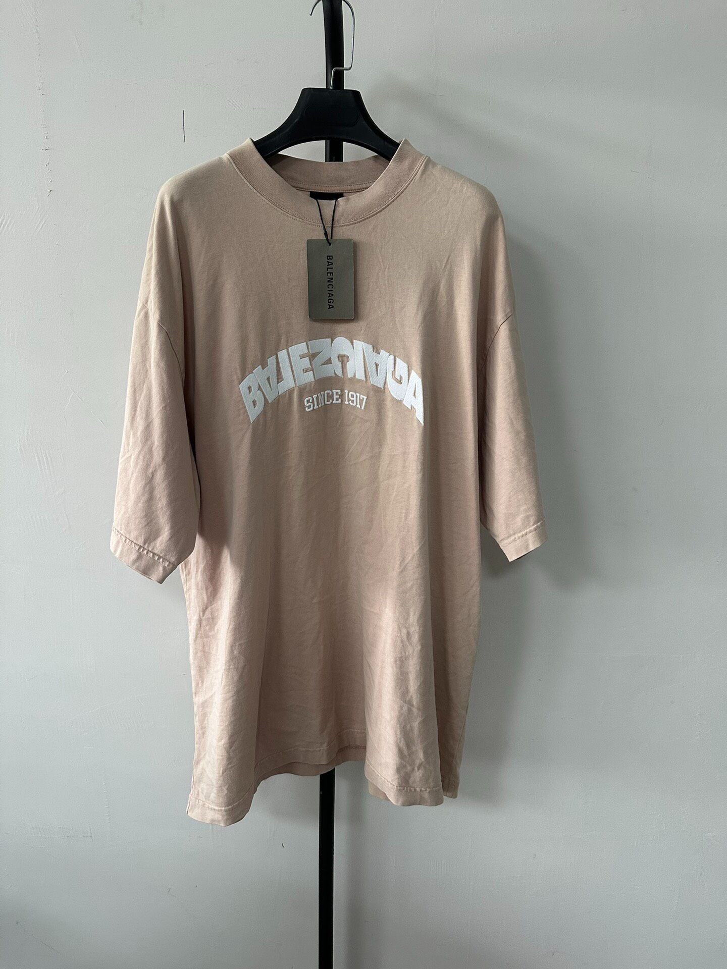 Balenciaga Logo Print Short Sleeve T-Shirt