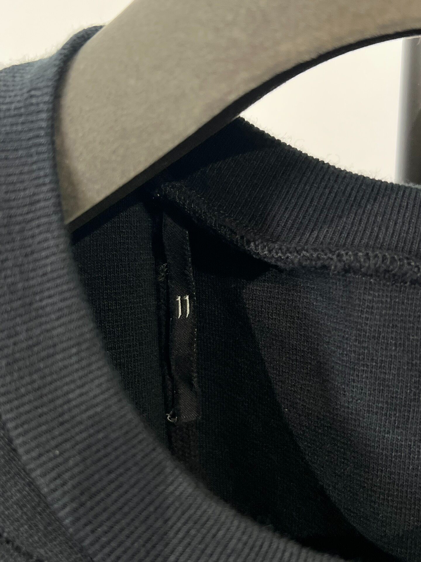 Boris Bidjan Saberi 11byb Black Sweatshirt — label