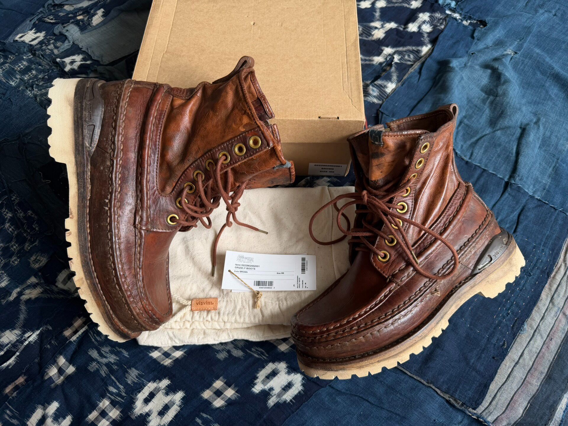 Visvim 22aw ICT Grizzly Boots