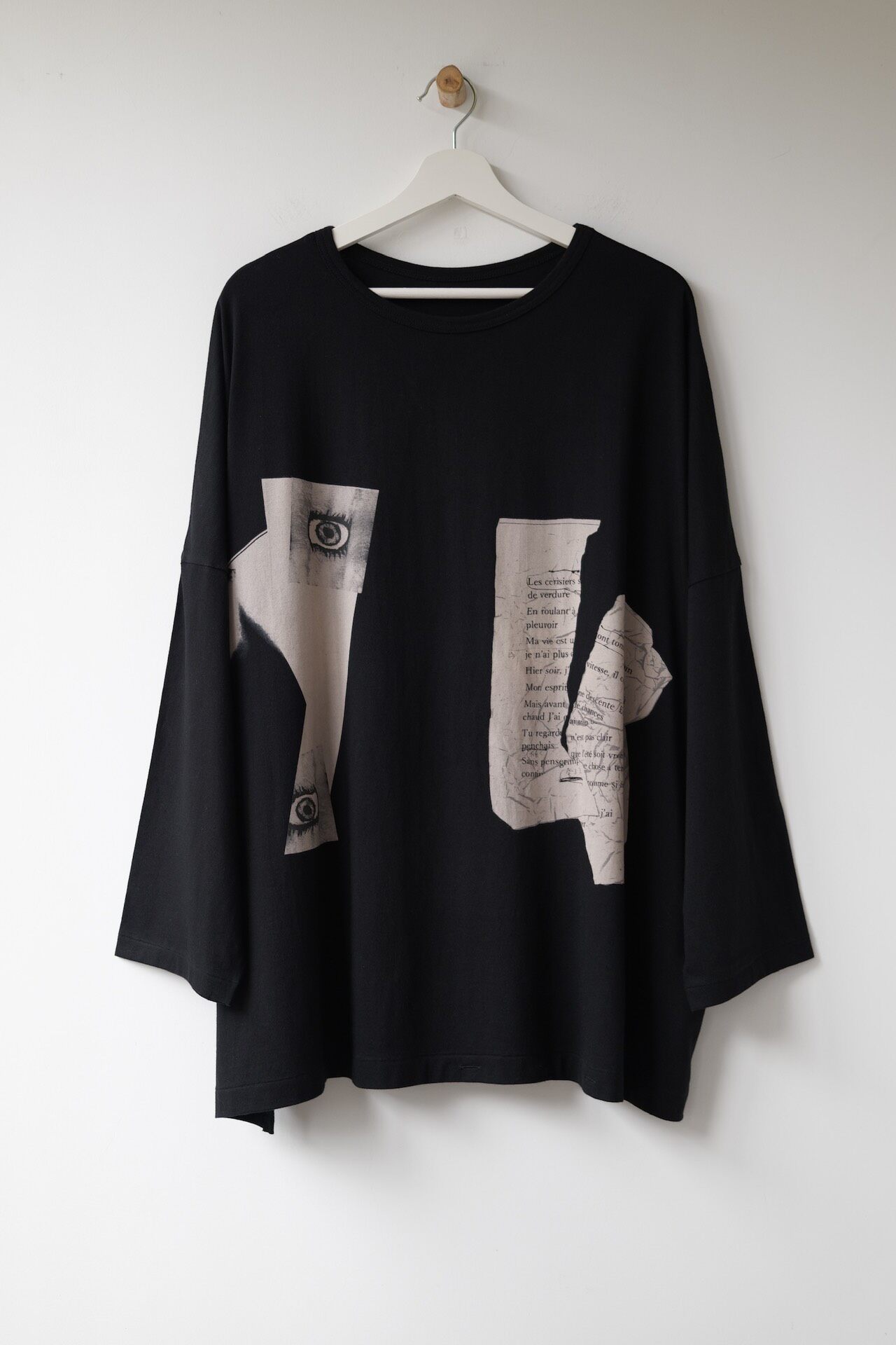 Yohji Yamamoto 18AW Oversized Eye Print Top