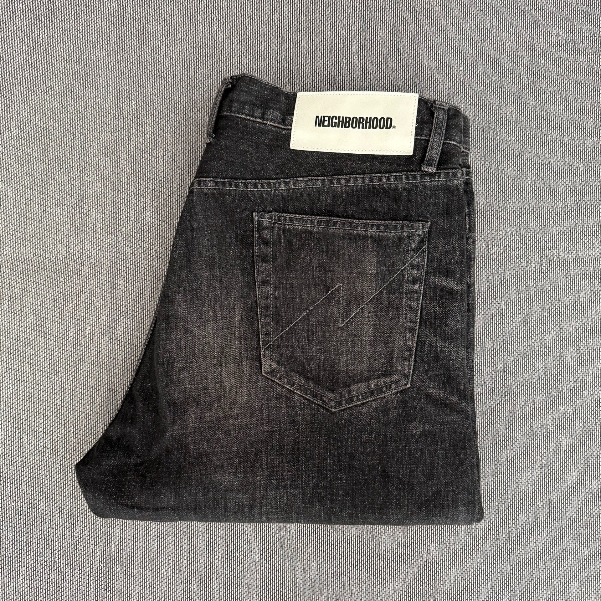 Neighborhood 25AW Black Basic Jeans