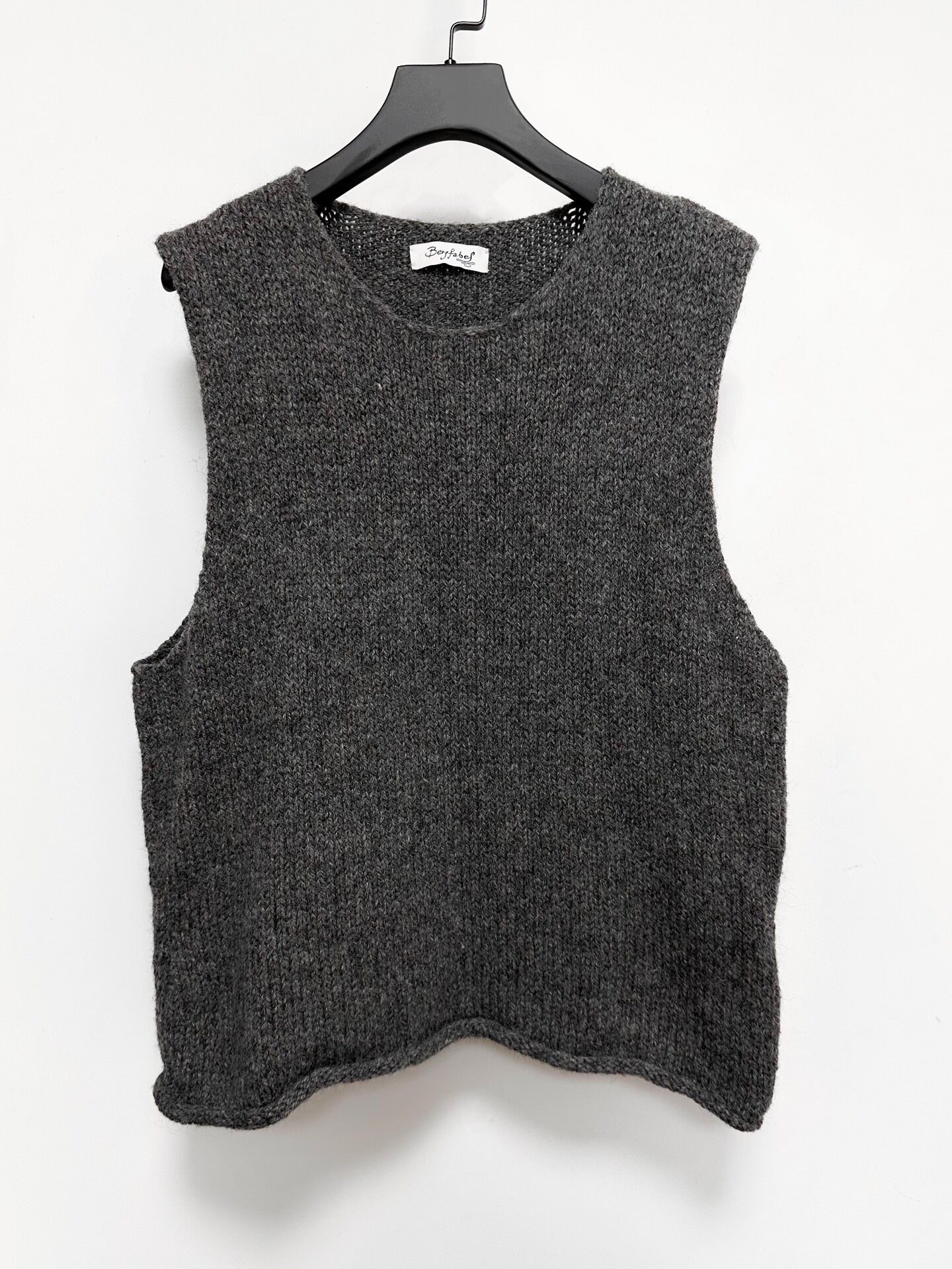 Bergfabel Hand-knit Wool Vest