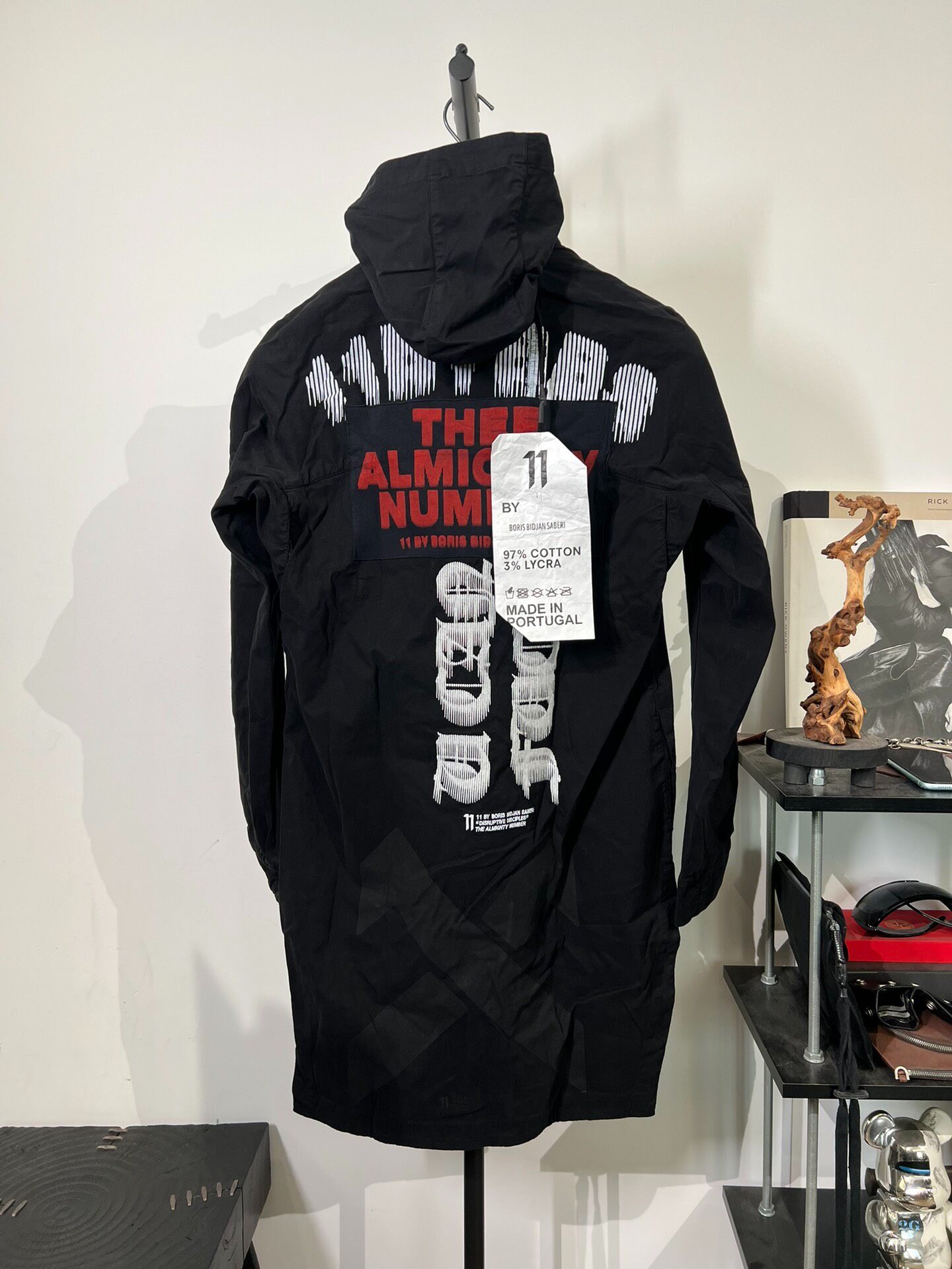 Boris Bidjan Saberi Mid-Length Hooded Jacket