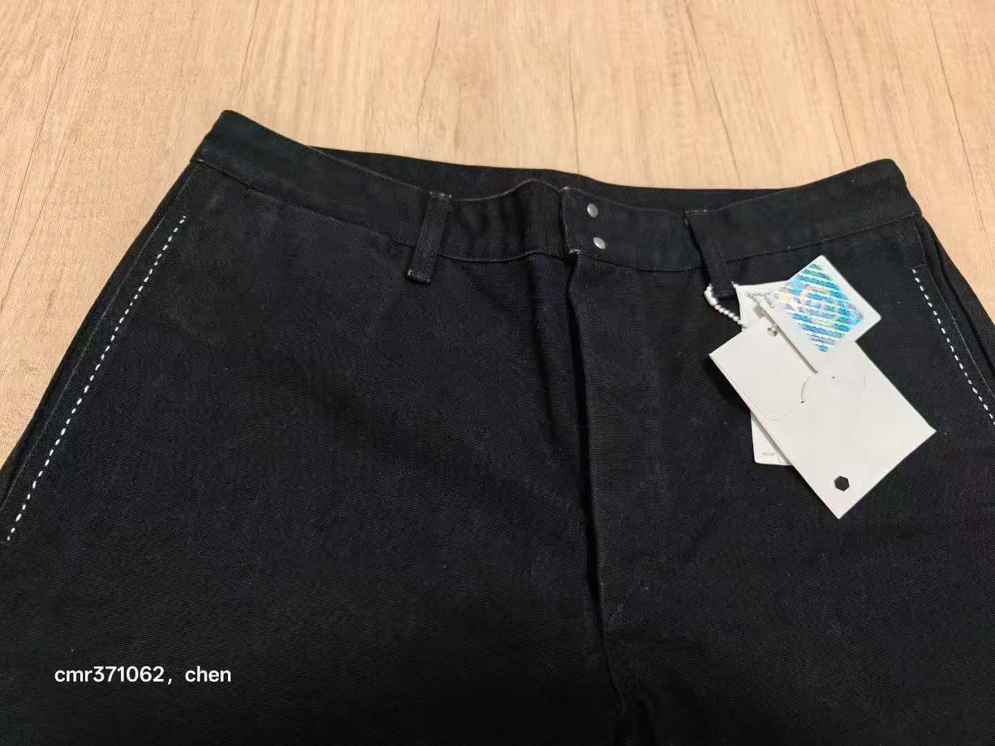 Visvim 18SS Spot Pastoral Black Shorts — detail