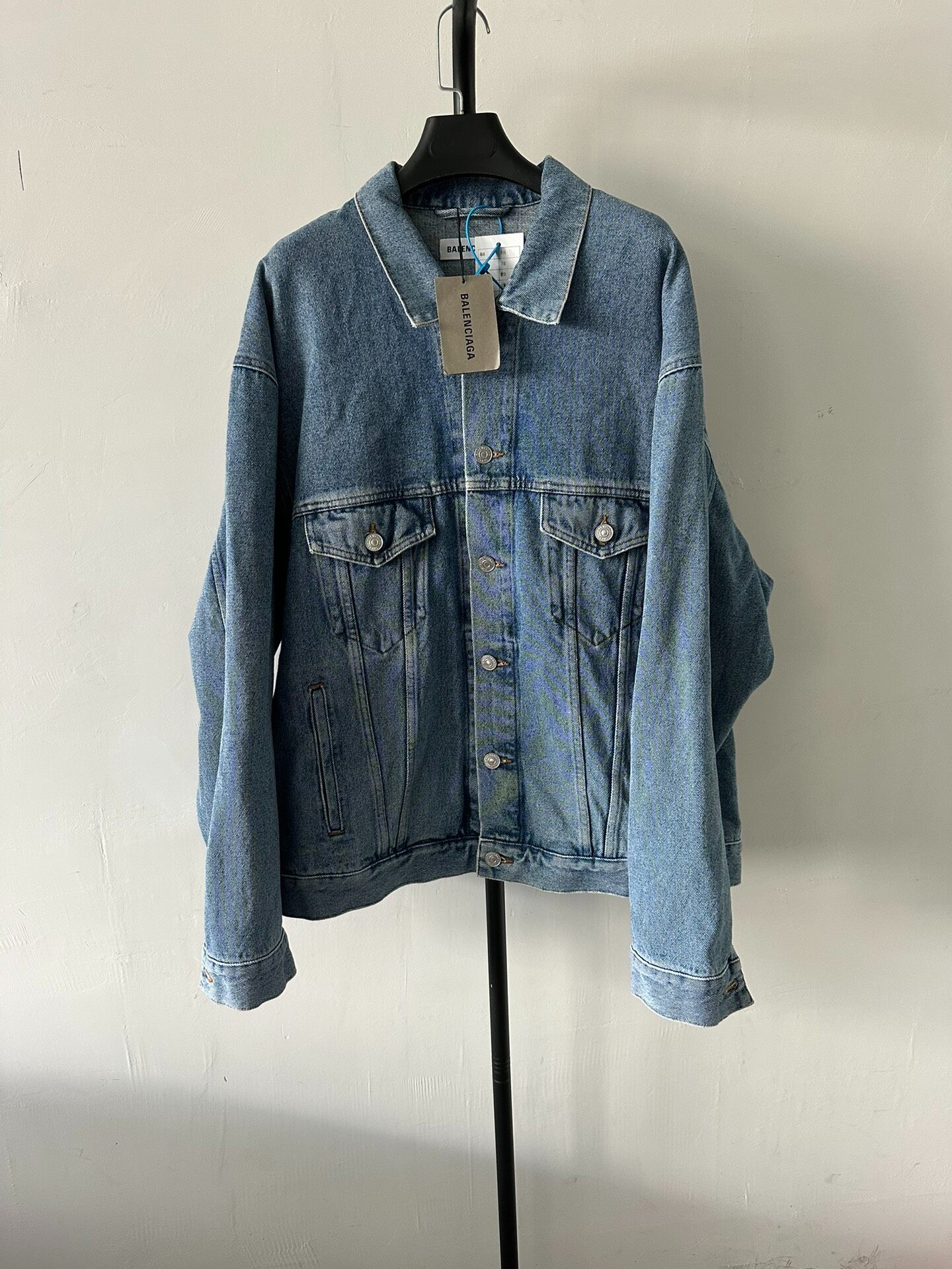 Balenciaga Women’s Light Blue Denim Jacket