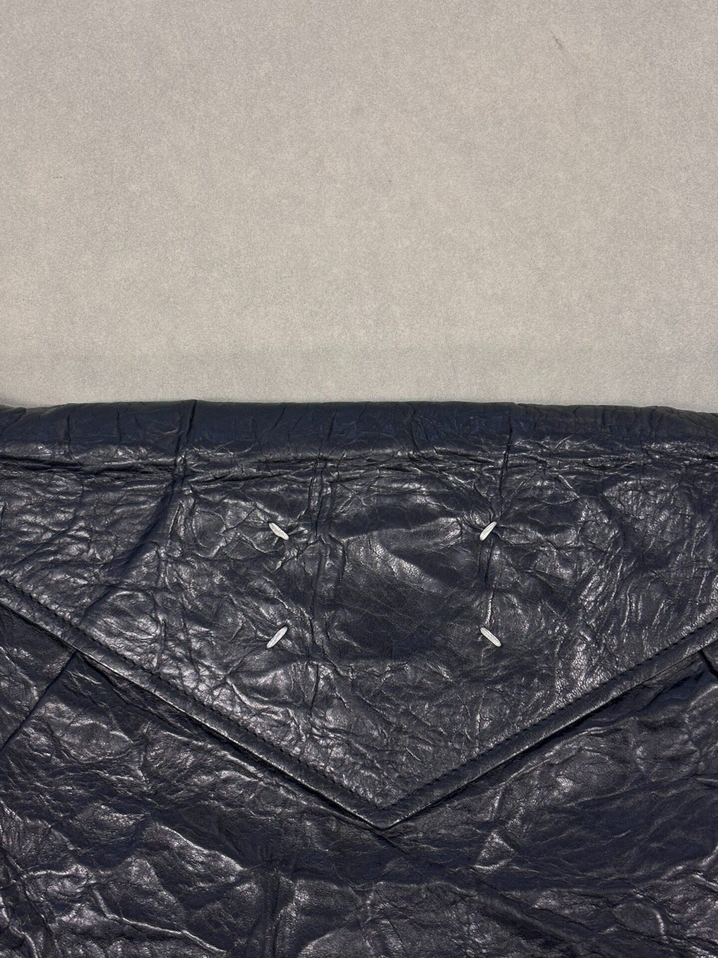 Maison Margiela AW2015 Crinkled Envelope Bag — detail