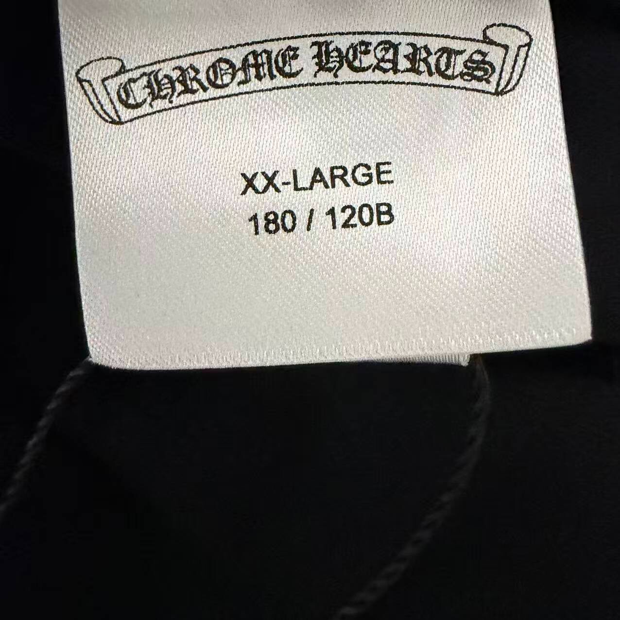 Chrome Hearts Zip-Up Jacket — label