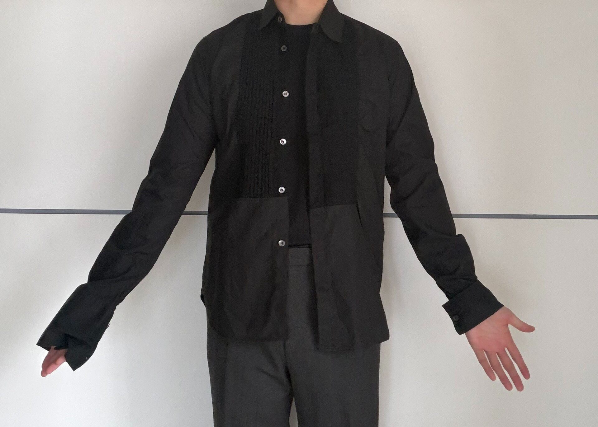 Ann Demeulemeester XS Long Sleeve Shirt — label