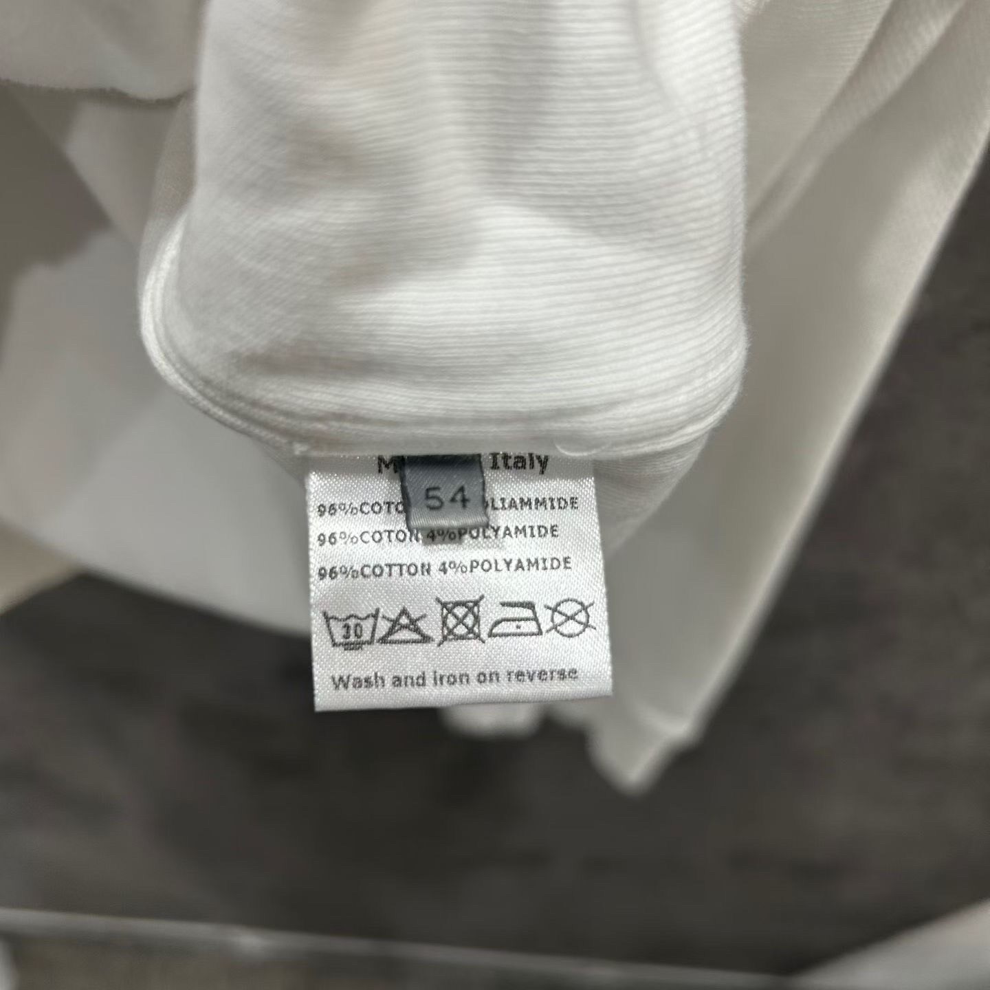 Dior Small Bee White Hooded Zip Jacket — label