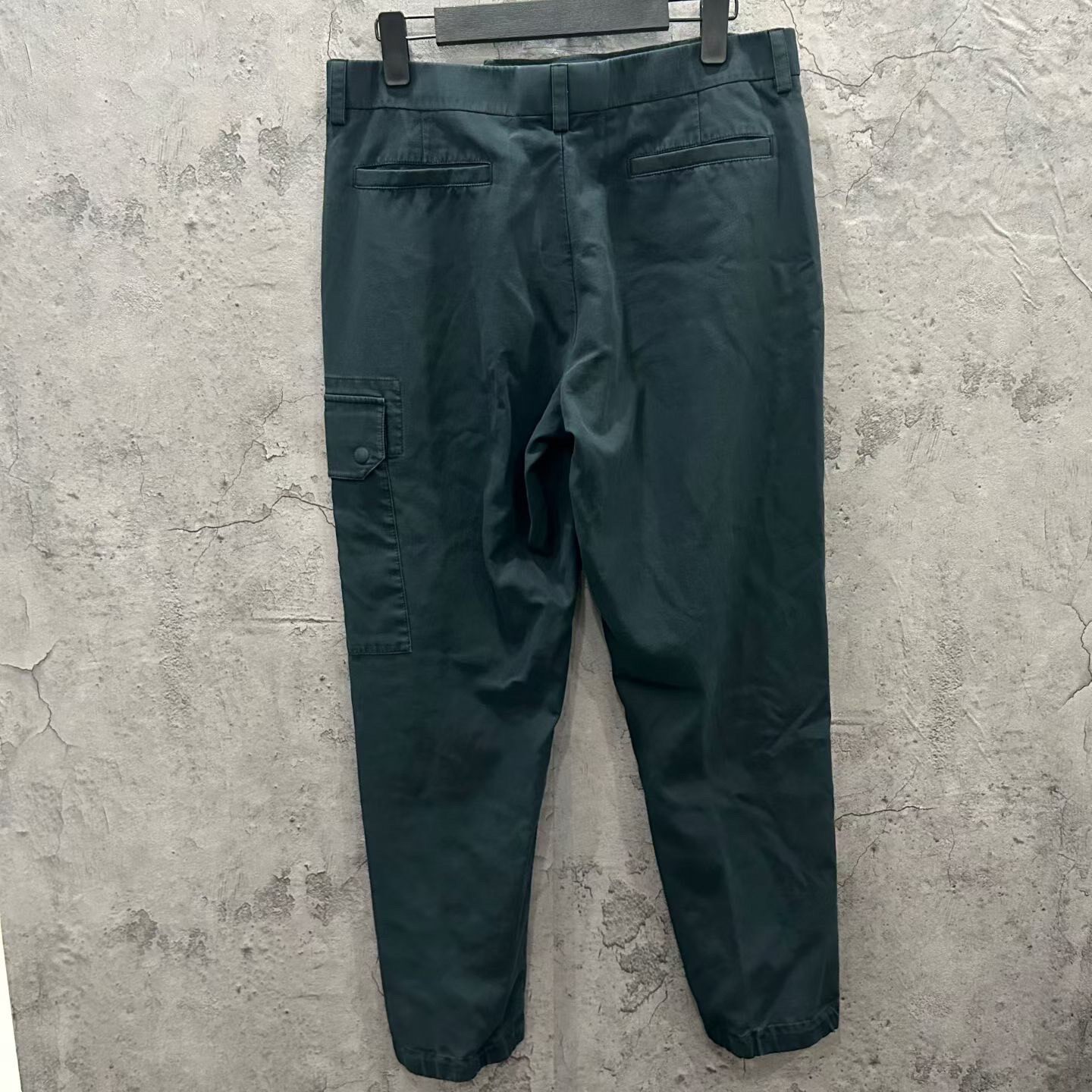 Dior Black Large Pocket Cargo Pants — front