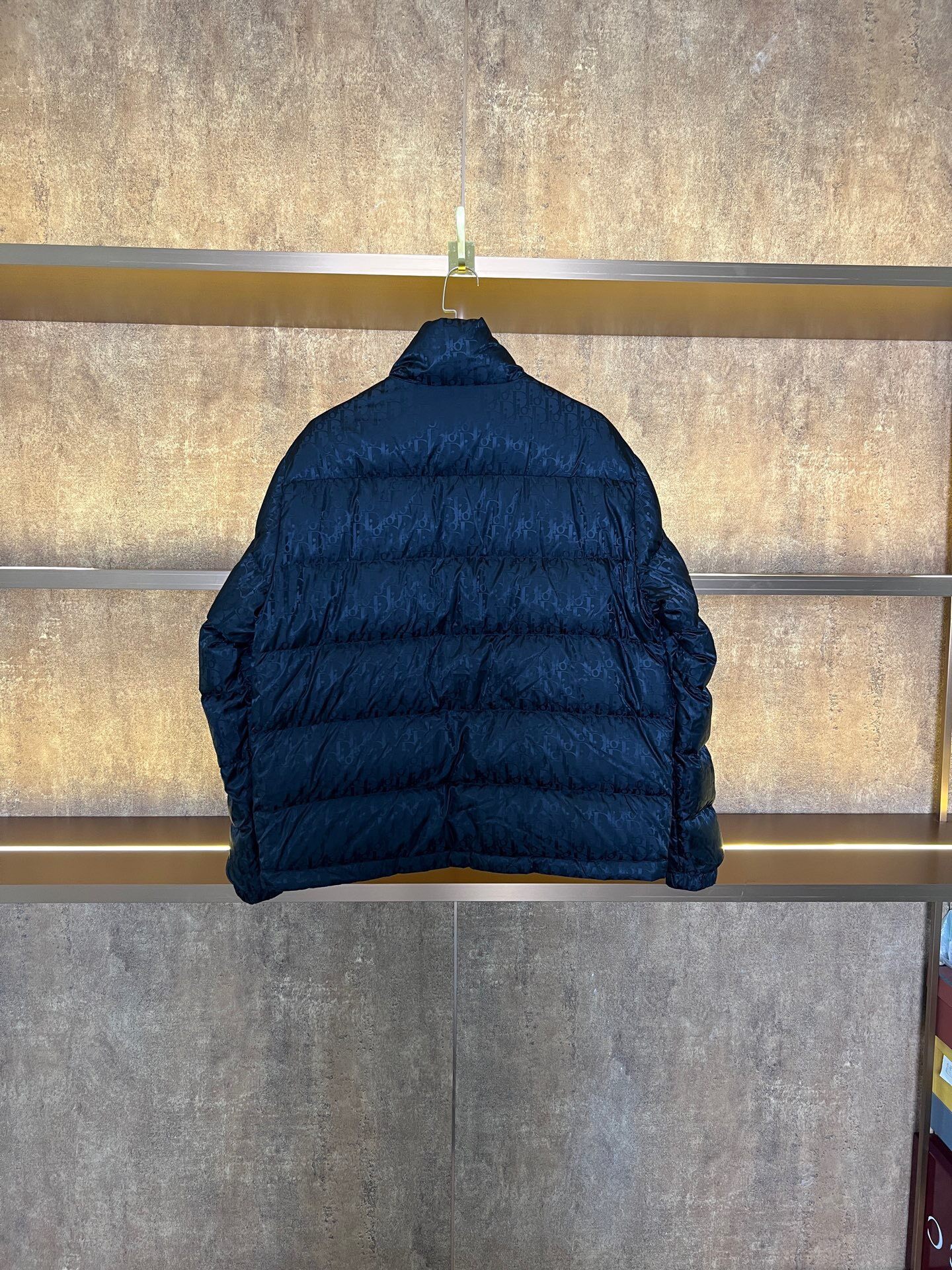 Dior Full Monogram Puffer Down Jacket — front
