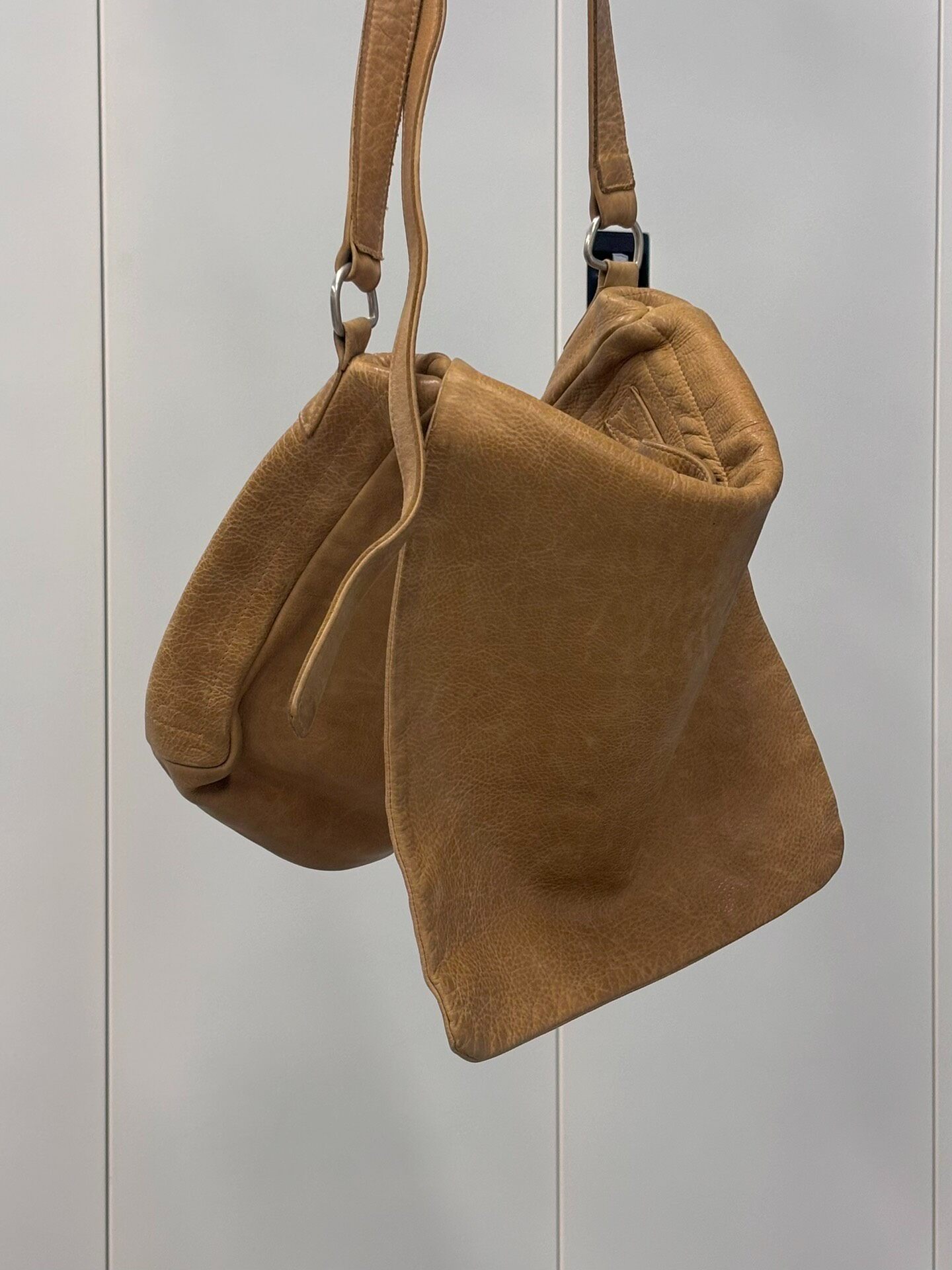 Maison Margiela Tan Leather Messenger Bag