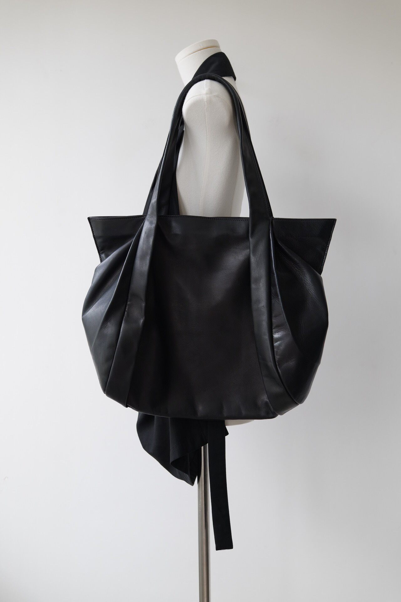 Yohji Yamamoto 18SS Irregular Leather Tote Bag