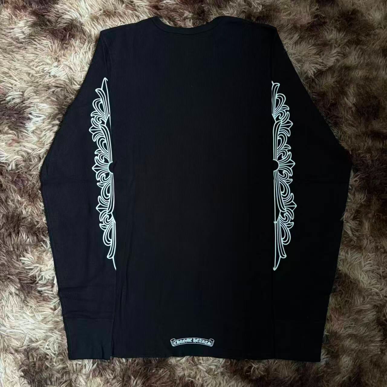 Chrome Hearts Black Long-Sleeve Top — front