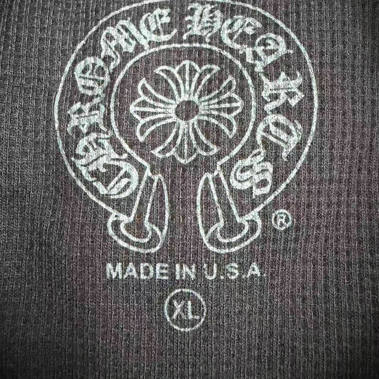 Chrome Hearts Black Long-Sleeve Top — detail