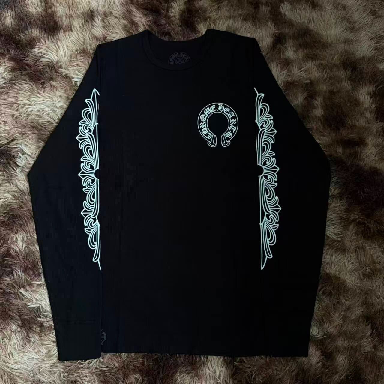 Chrome Hearts Black Long-Sleeve Top