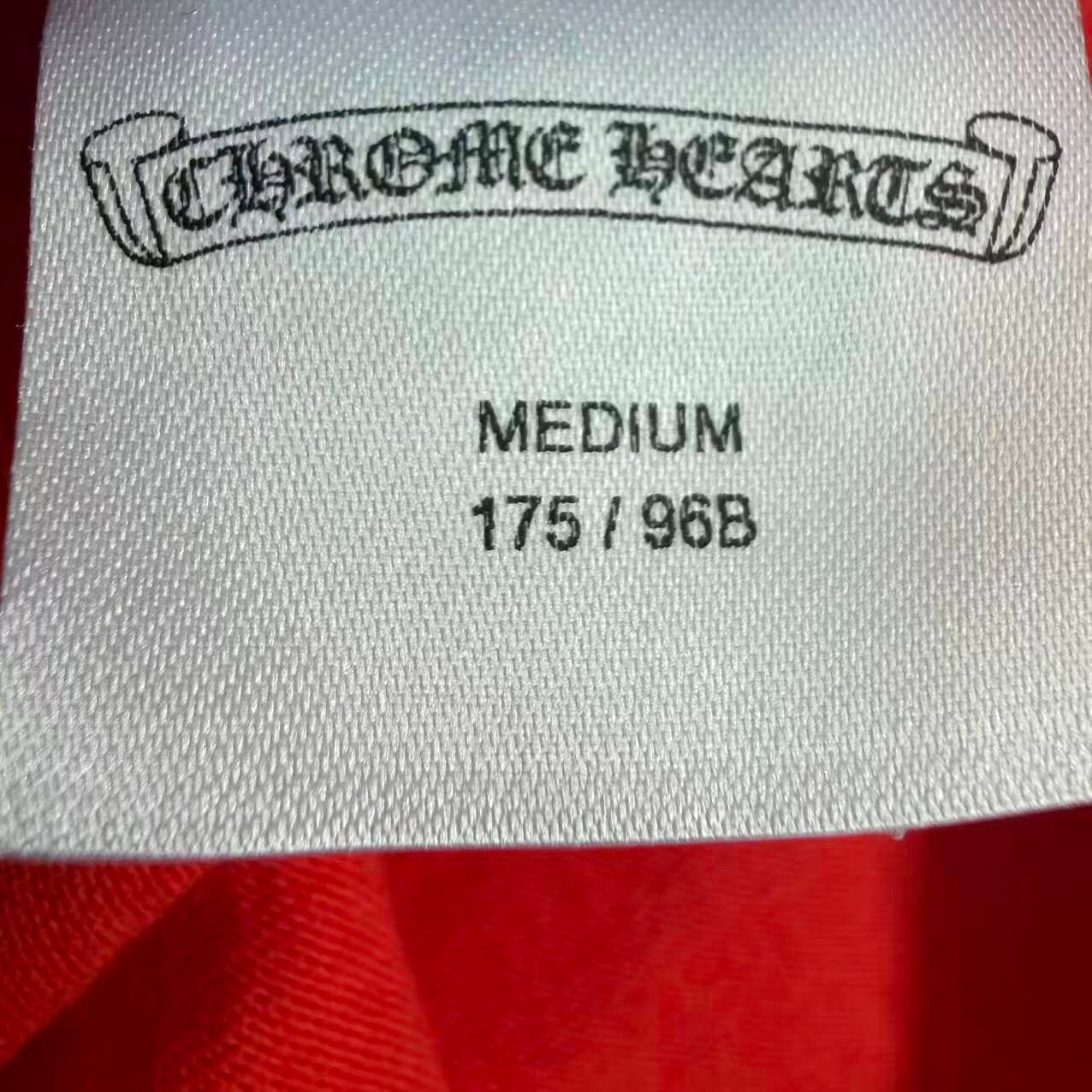 Chrome Hearts Red Matty Boy Long Sleeve Shirt — label