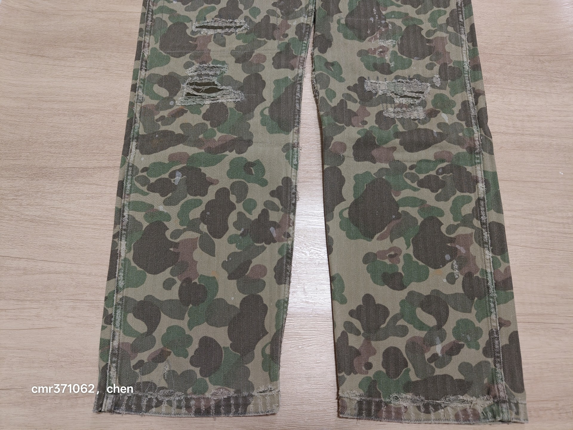Visvim 19 Veterans Camo Crash Pants — front