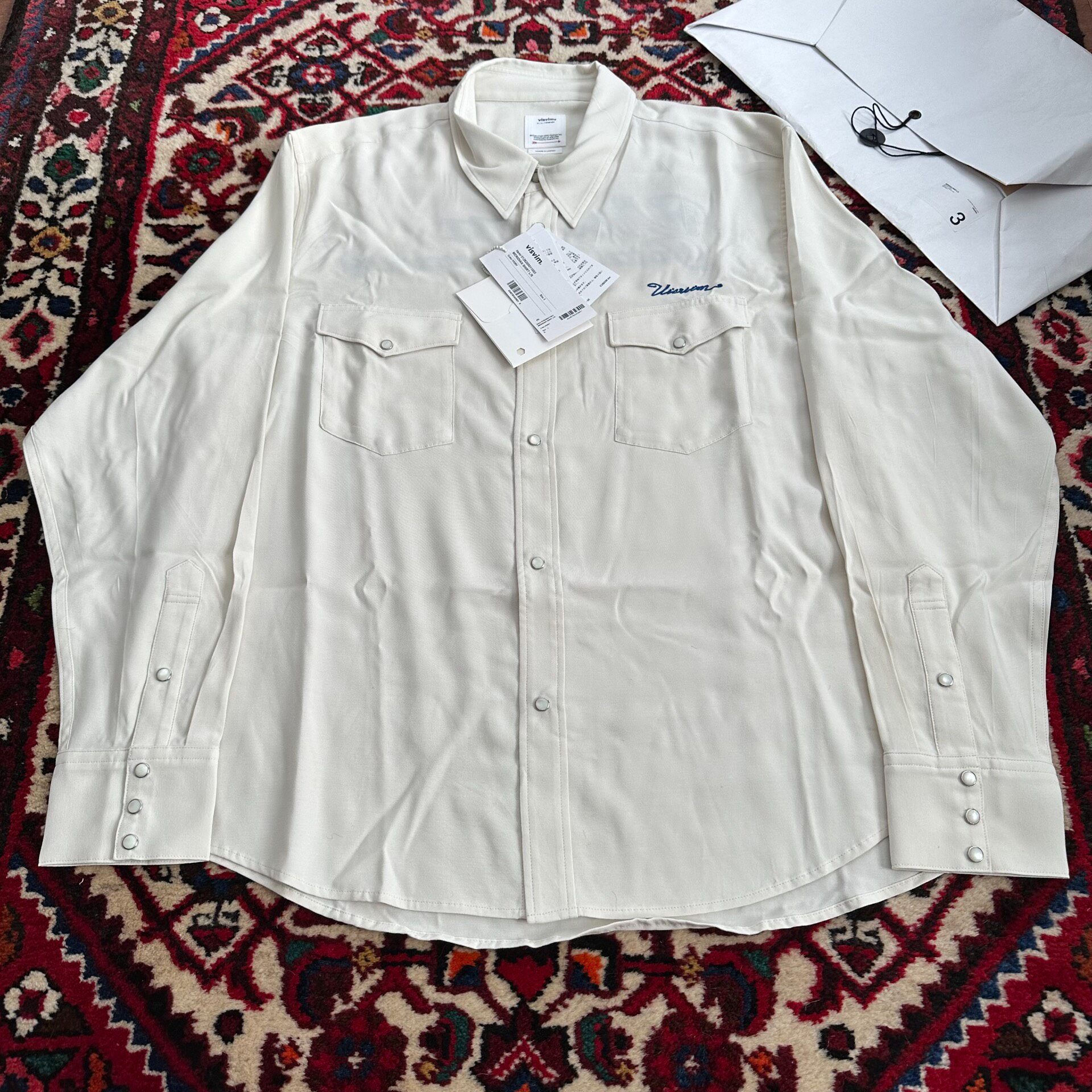 Visvim 26AW Meridian Long Sleeve Shirt — front