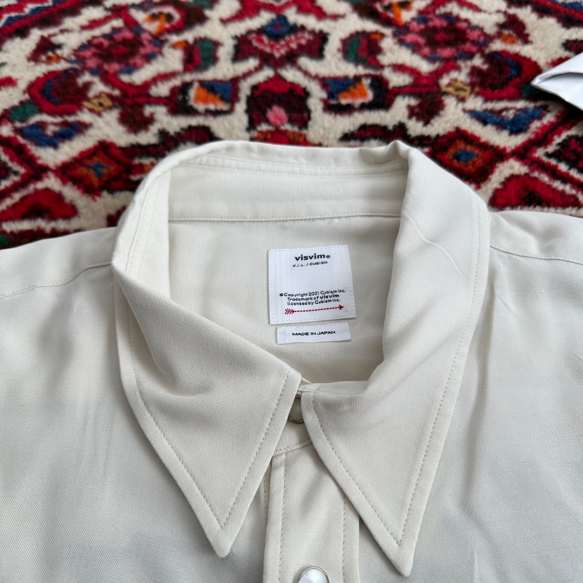 Visvim 26AW Meridian Long Sleeve Shirt — label