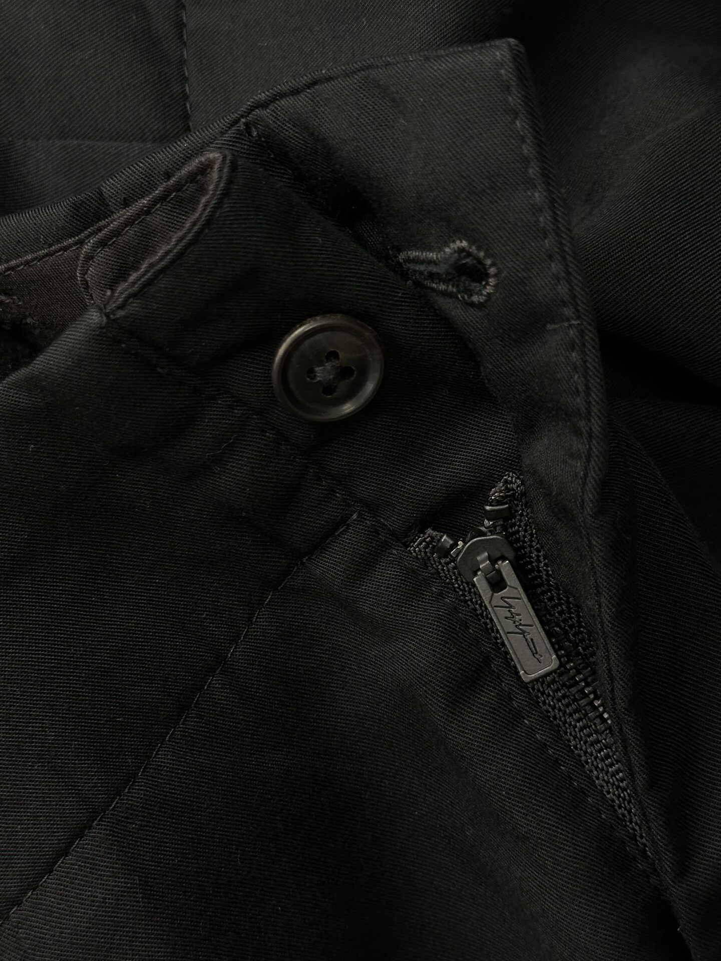 Yohji Yamamoto 21SS Wide-Leg Trousers — label