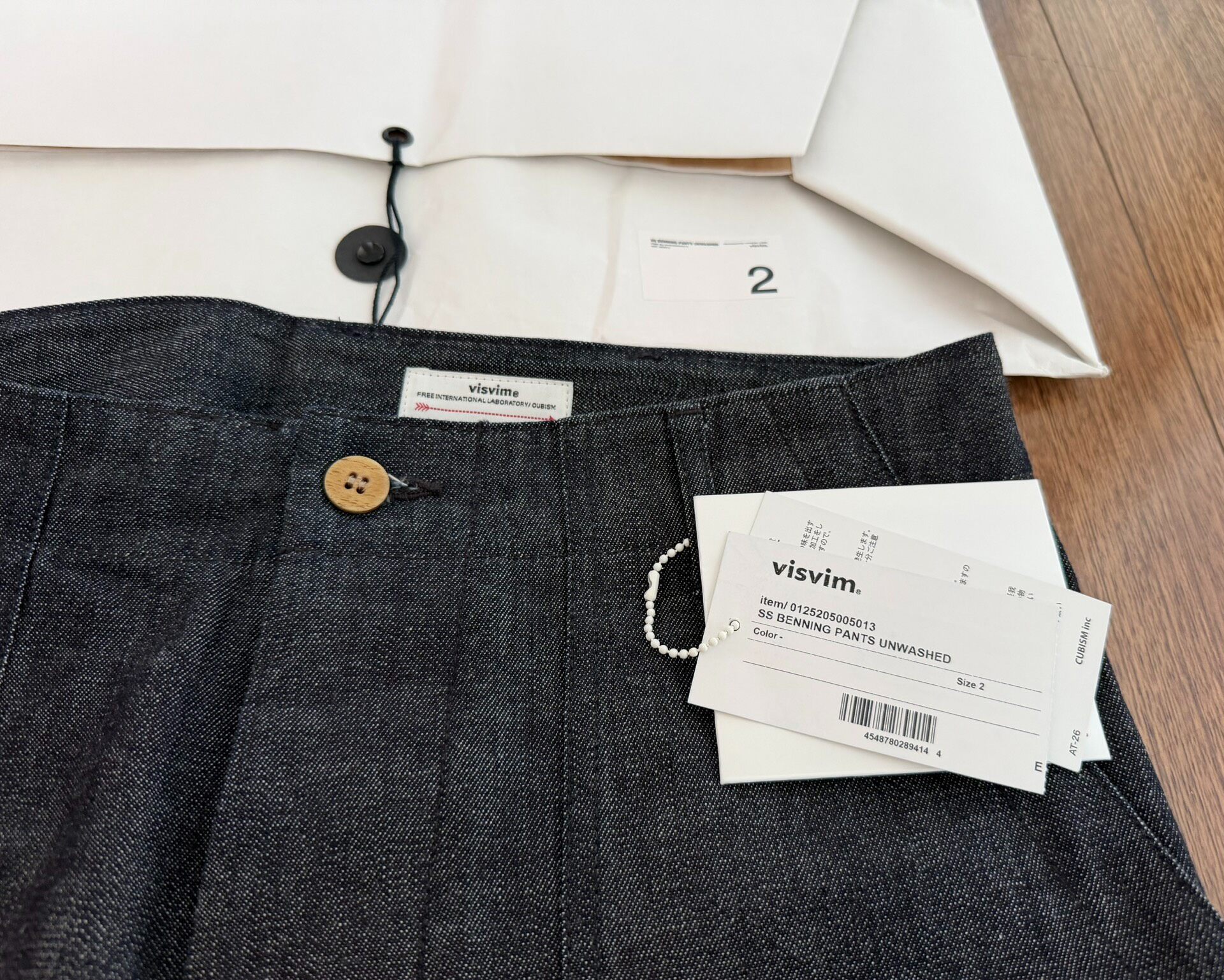 VISVIM 25AW BENNING DENIM PANTS — detail