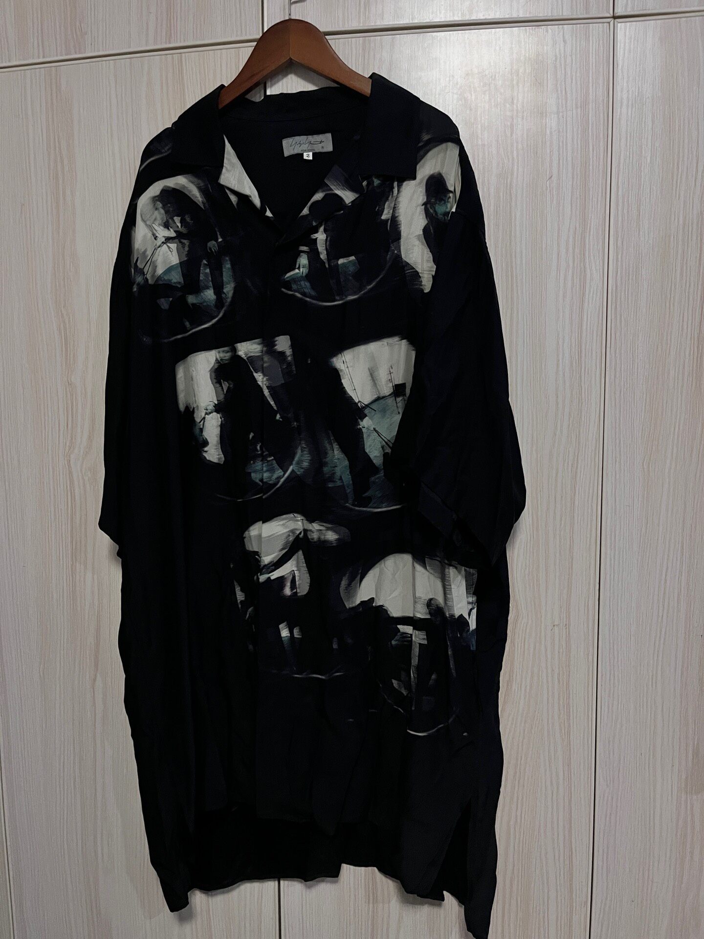 Yohji Yamamoto 22SS Silk Short-Sleeve Shirt