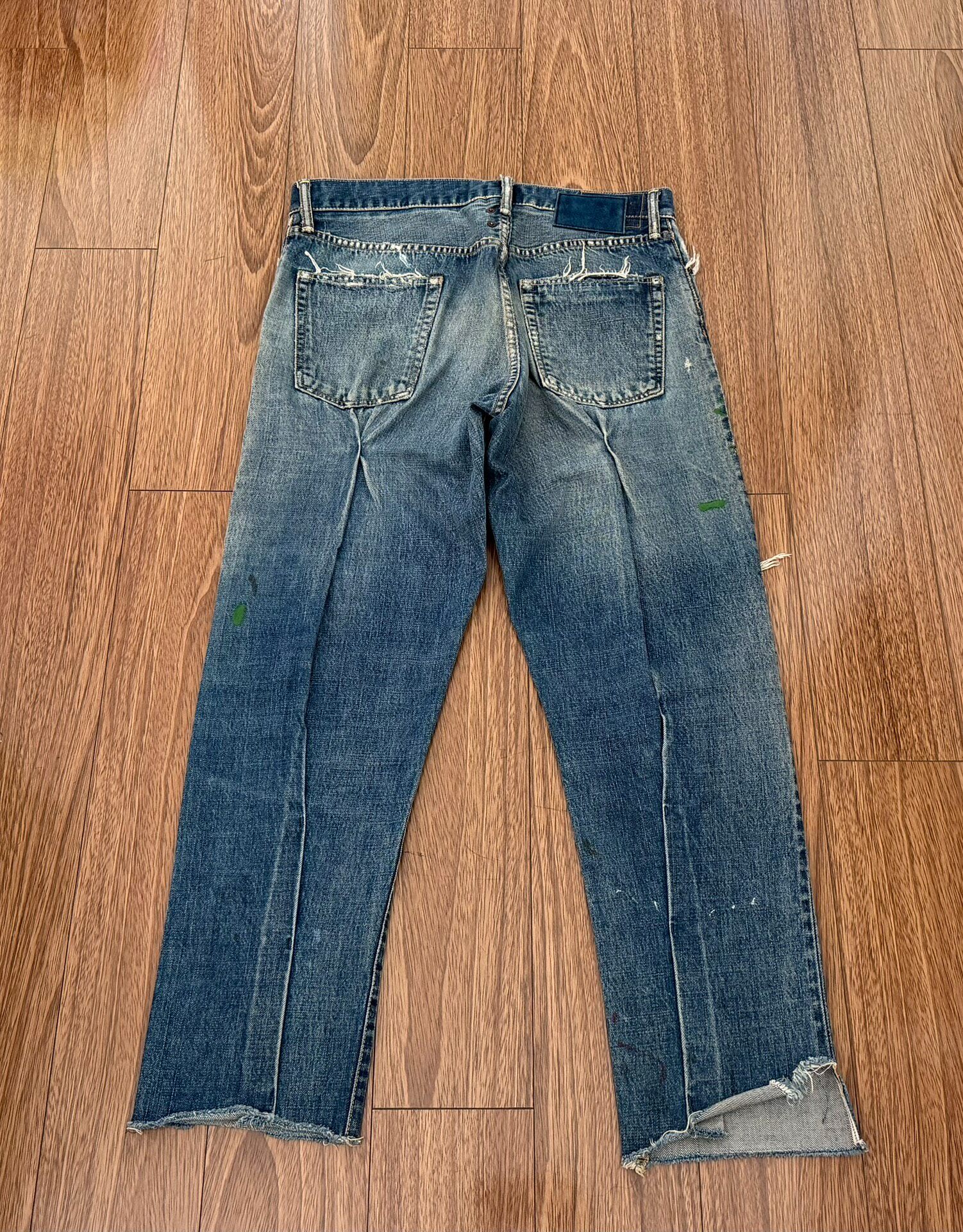 VISVIM 19SS Distressed Denim Pants — front