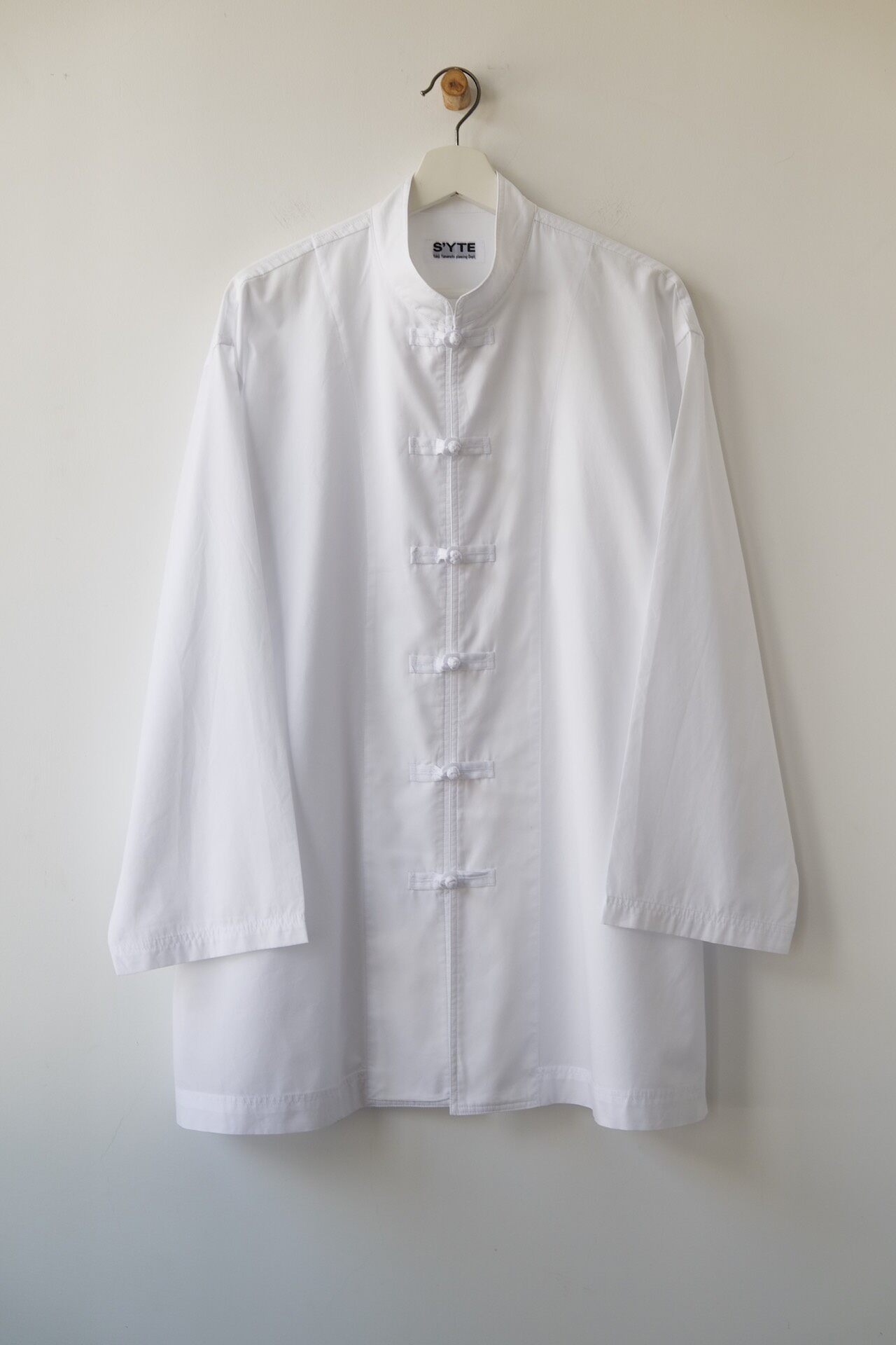 Yohji Yamamoto S'yte Mandarin Collar Shirt — front