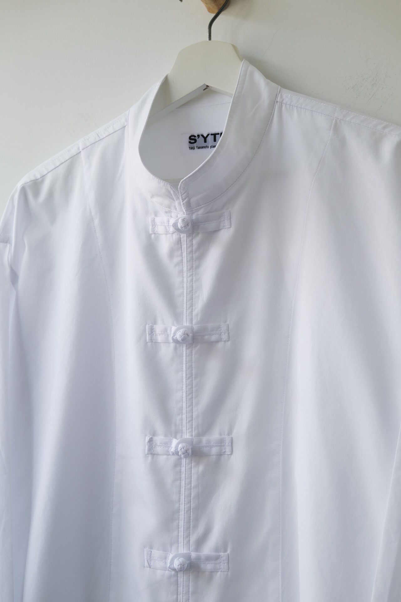 Yohji Yamamoto S'yte Mandarin Collar Shirt — back