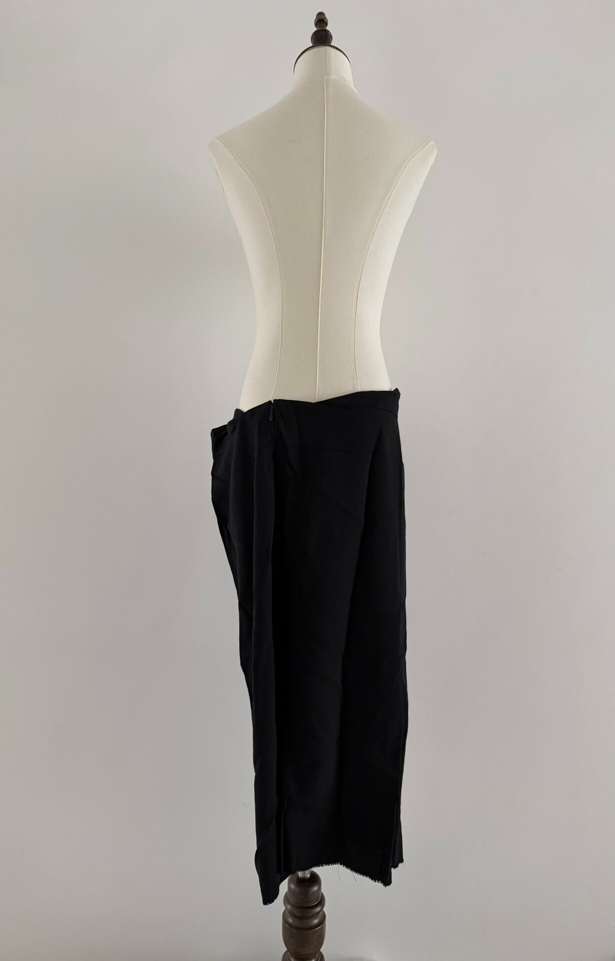 Yohji Yamamoto 90s Asymmetric Skirt — front