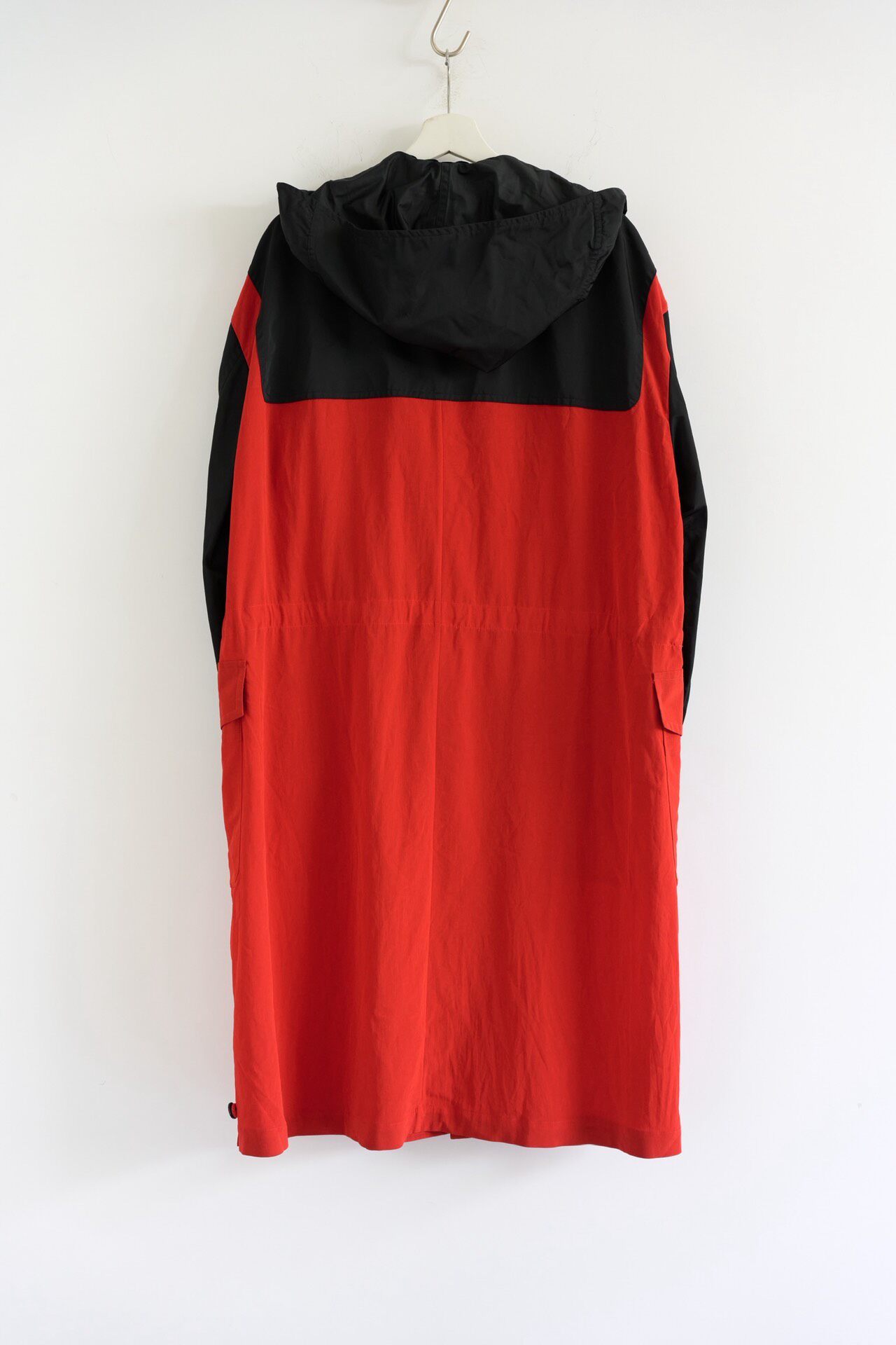 Yohji Yamamoto 22AW Red Black Firefighter Coat — front