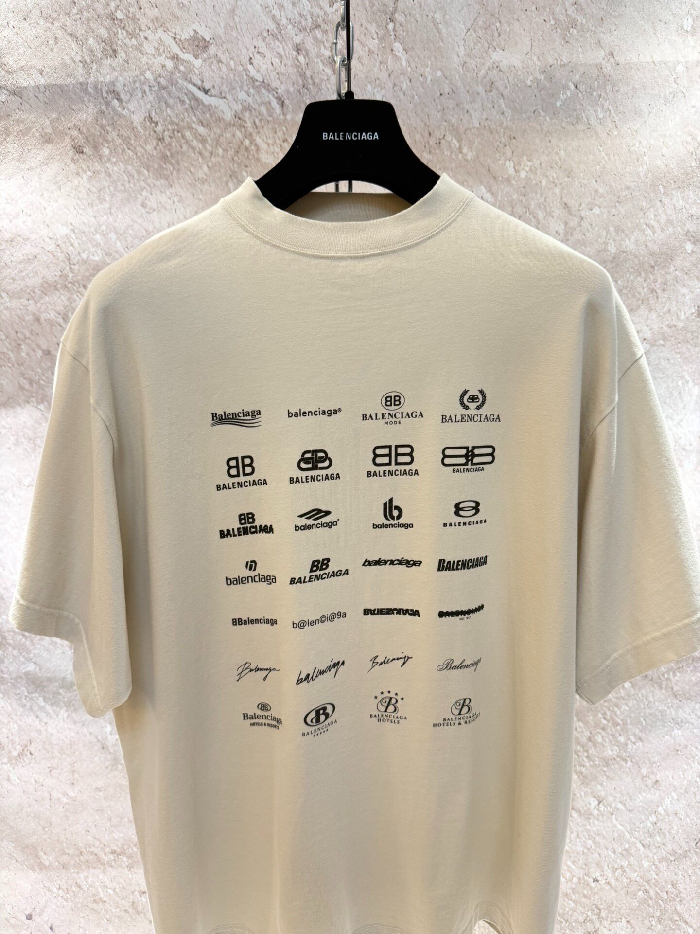 Balenciaga Logo Short-Sleeve T-Shirt — front