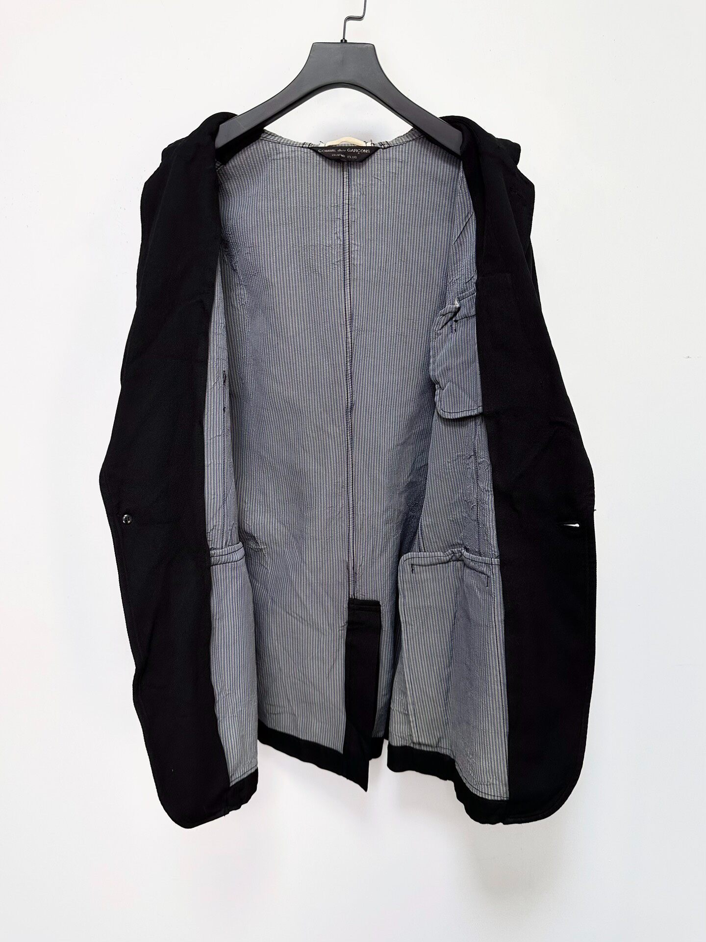 Comme des Garcons Homme Plus 08aw Hooded Blazer — back