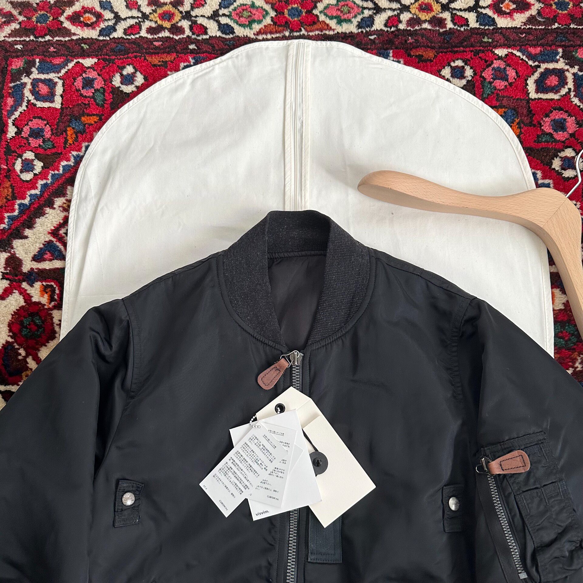 Visvim 18AW MA-1 Bomber Jacket — back