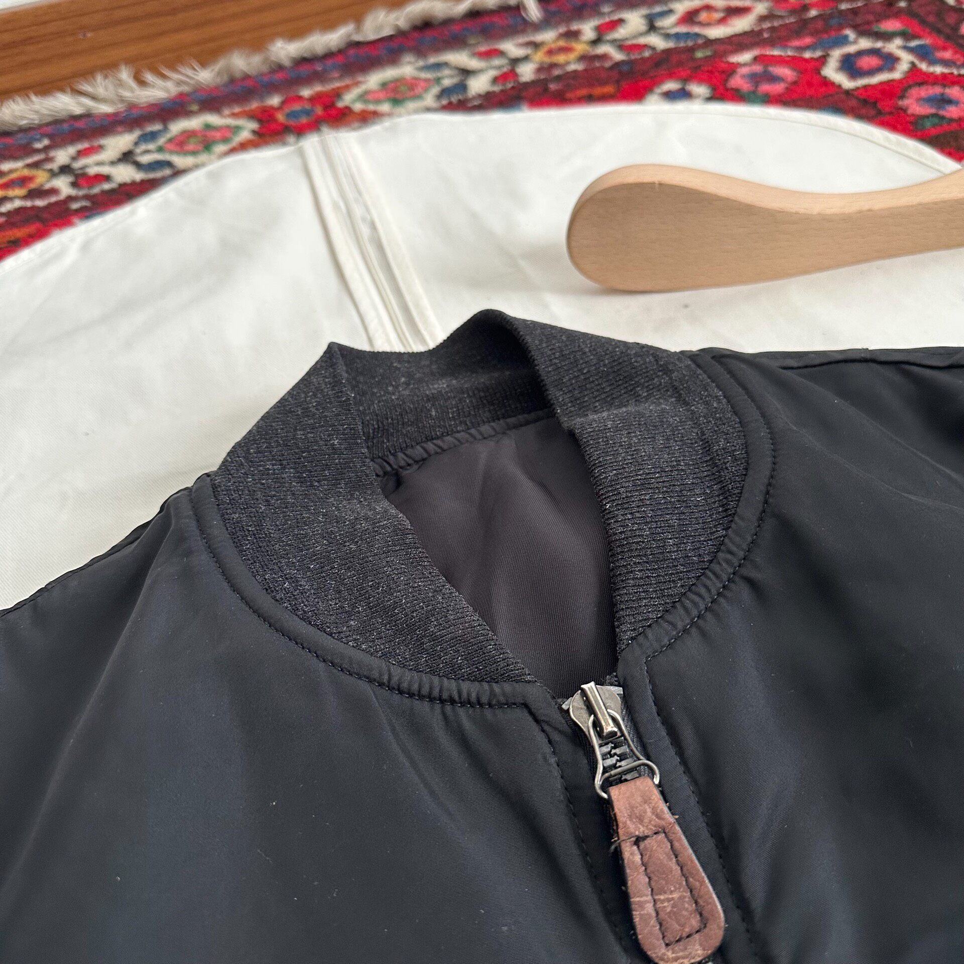 Visvim 18AW MA-1 Bomber Jacket — label