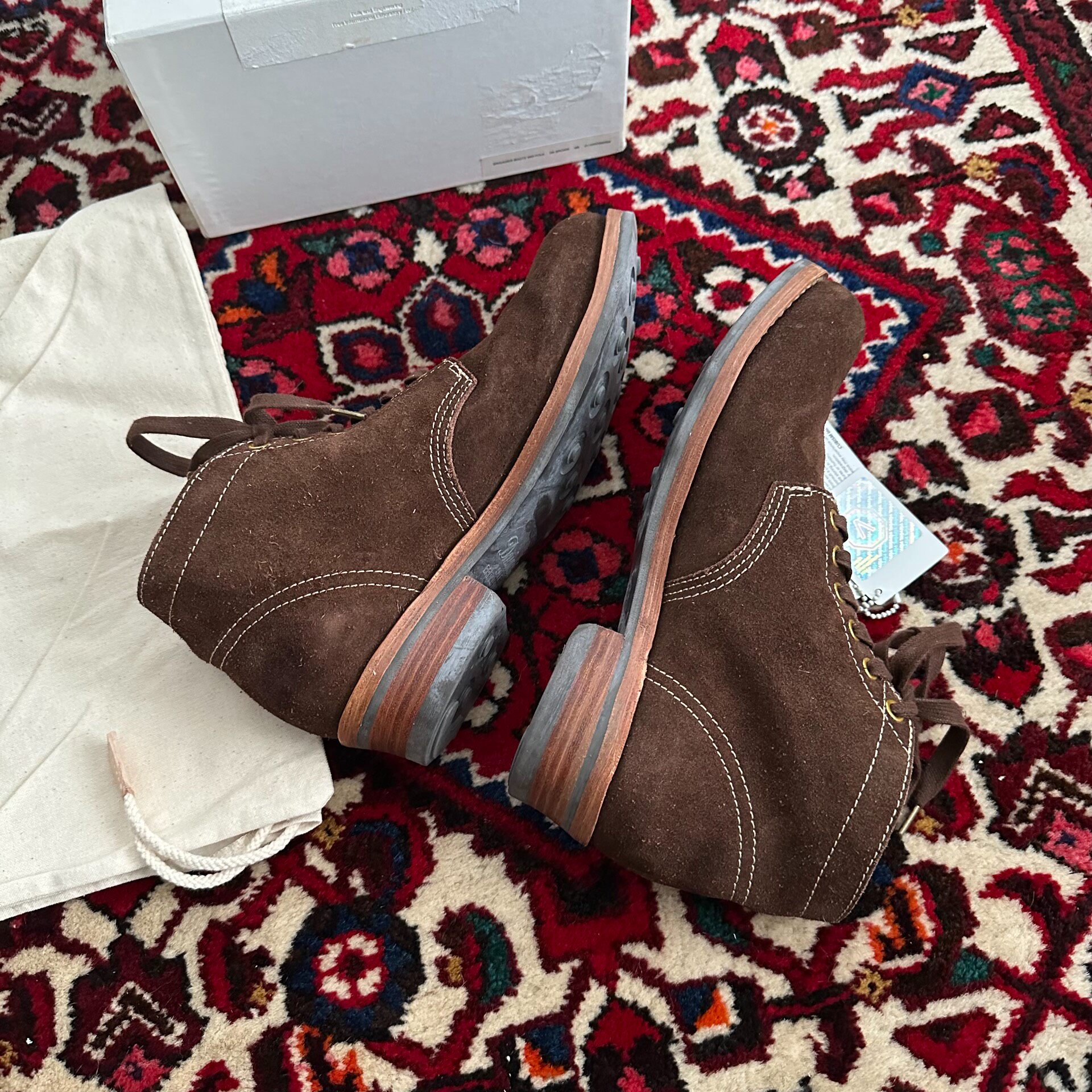 Visvim 18AW Brigadier Suede Boots — back