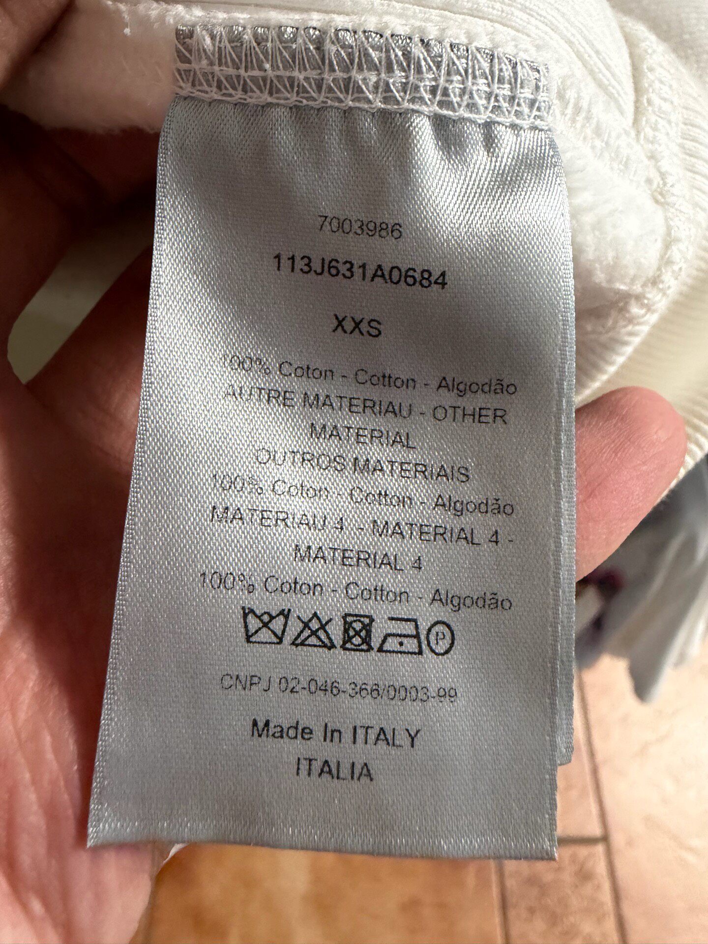 Dior Monogram Towel Hoodie — back