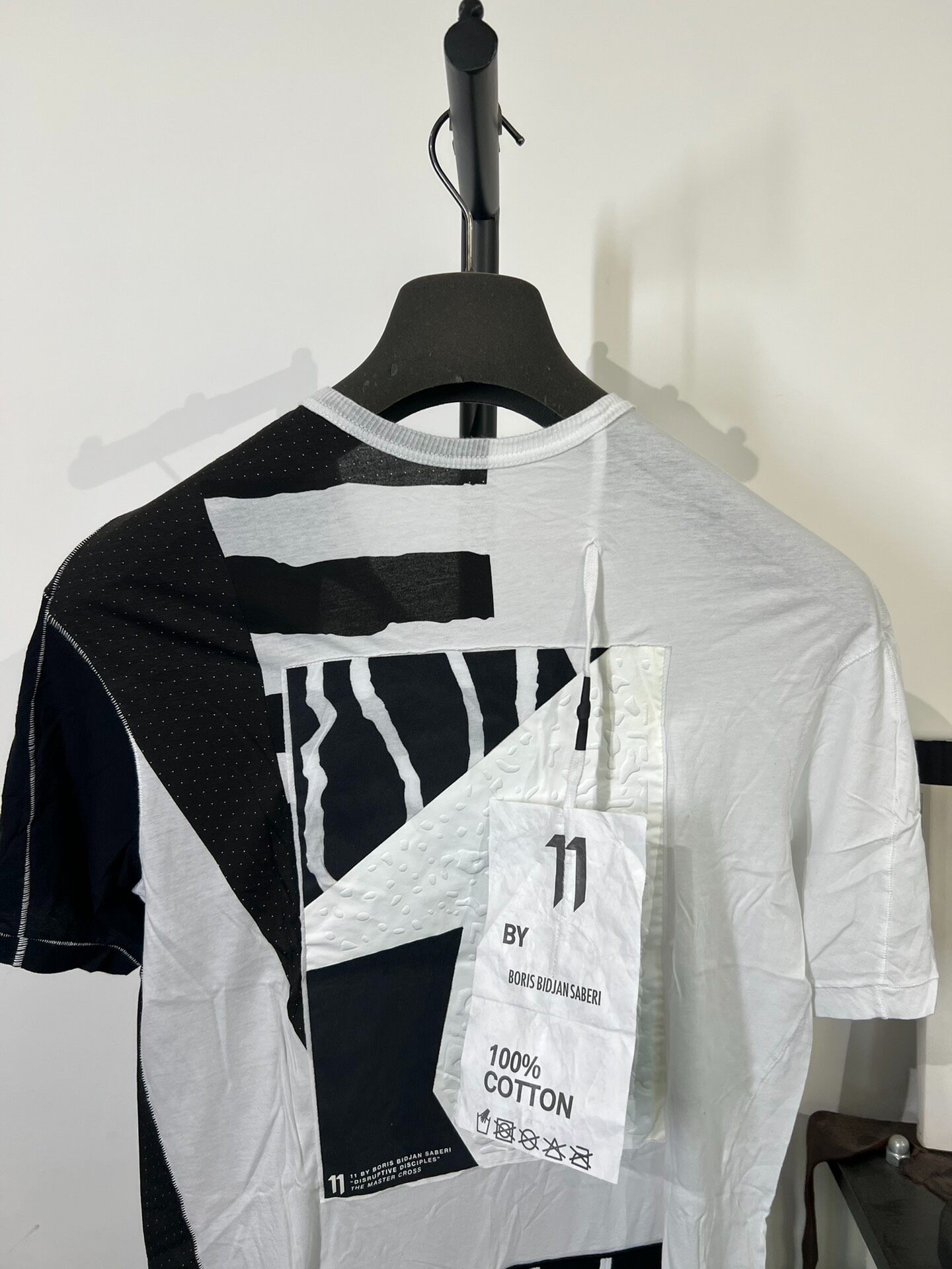 Boris Bidjan Saberi TS3 Patch T-Shirt — back