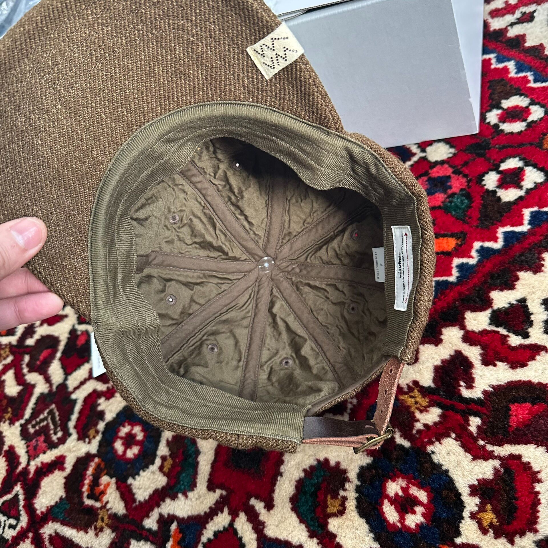 Visvim 23AW Excelsior II Cap — label