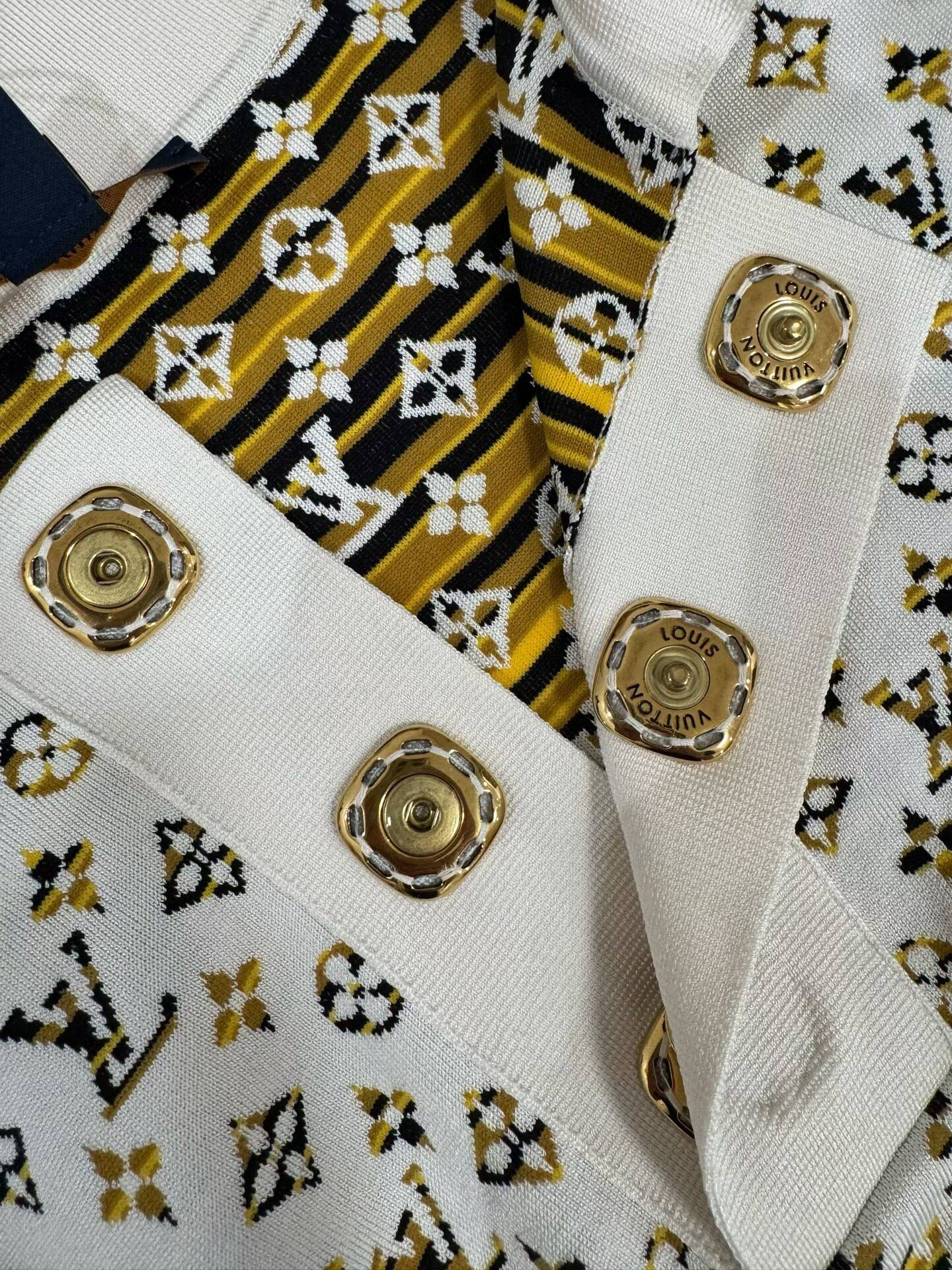 Louis Vuitton LV Monogram Knit Dress — label