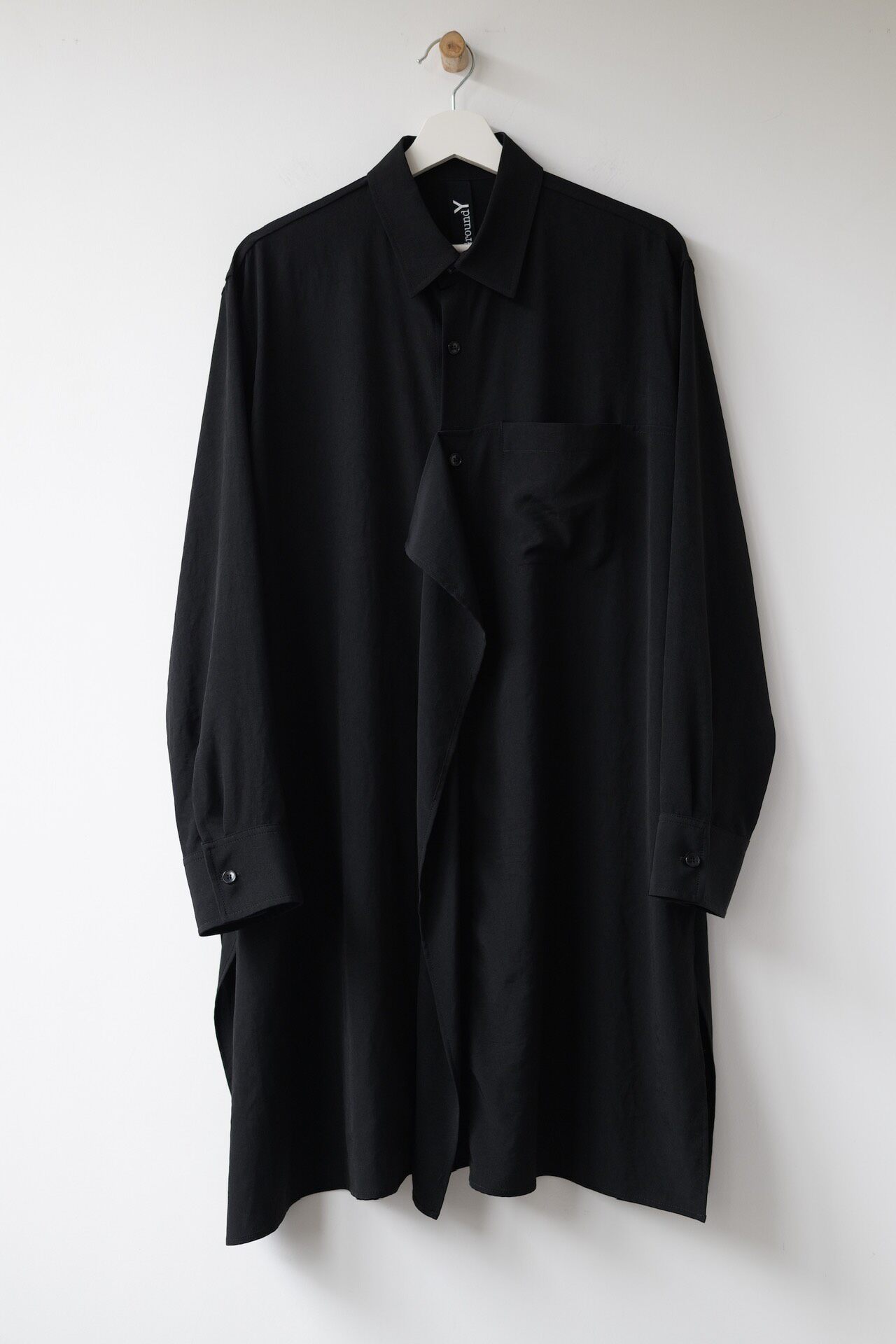 Yohji Yamamoto Groundy 24AW Asymmetric Shirt