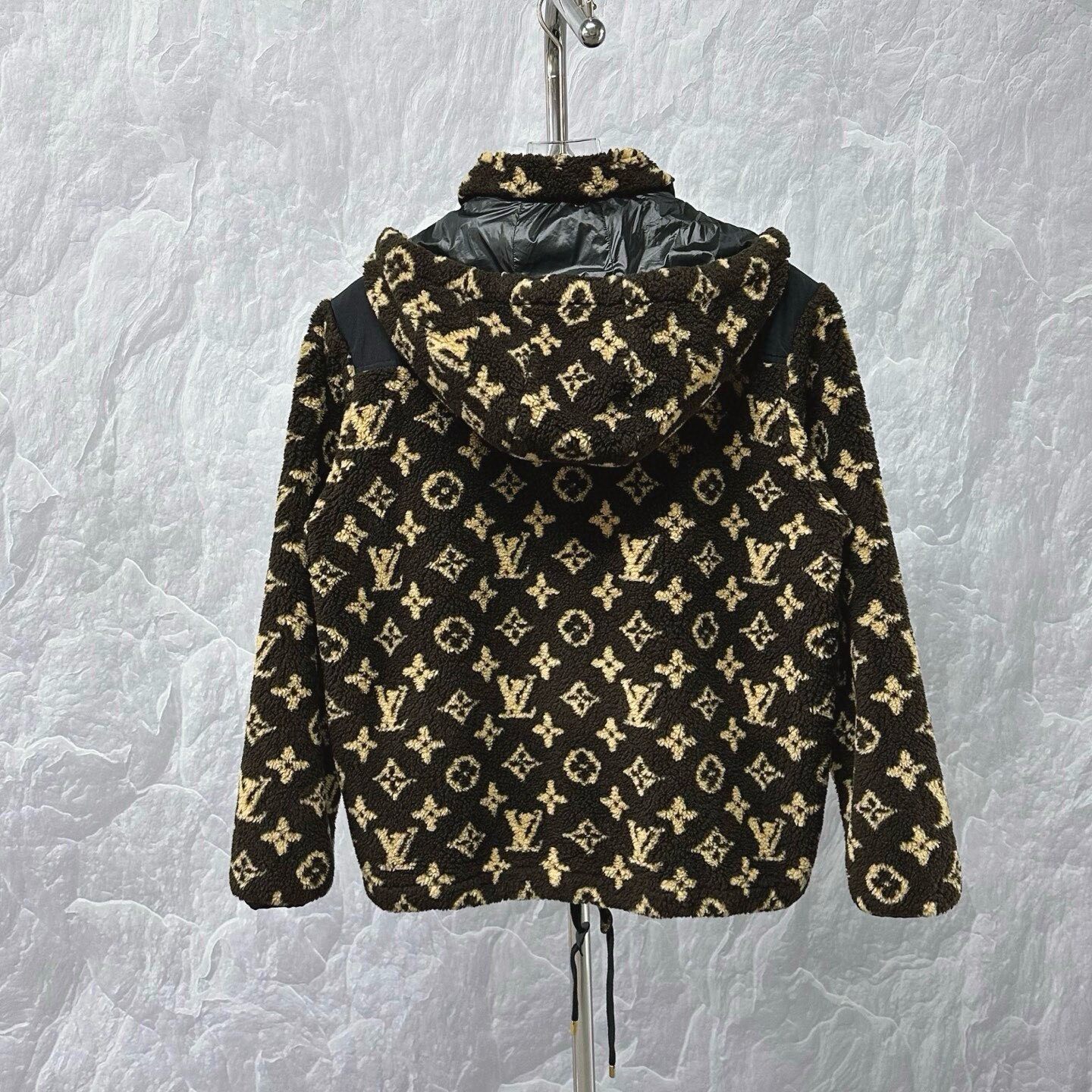 Louis Vuitton Monogram Teddy Hooded Jacket — label