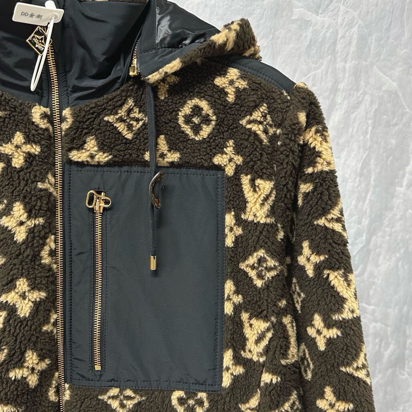 Louis Vuitton Monogram Teddy Hooded Jacket — back