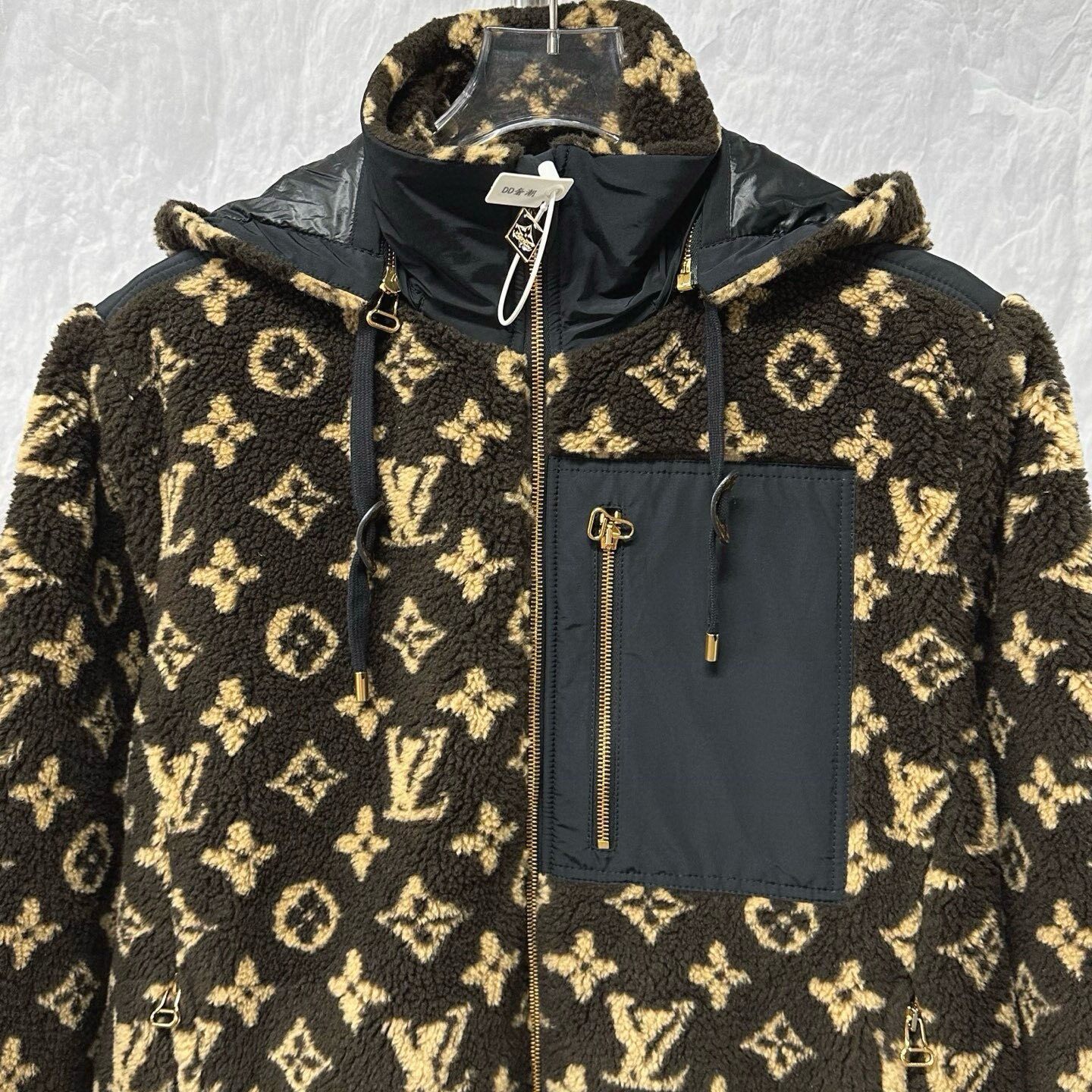 Louis Vuitton Monogram Teddy Hooded Jacket — detail